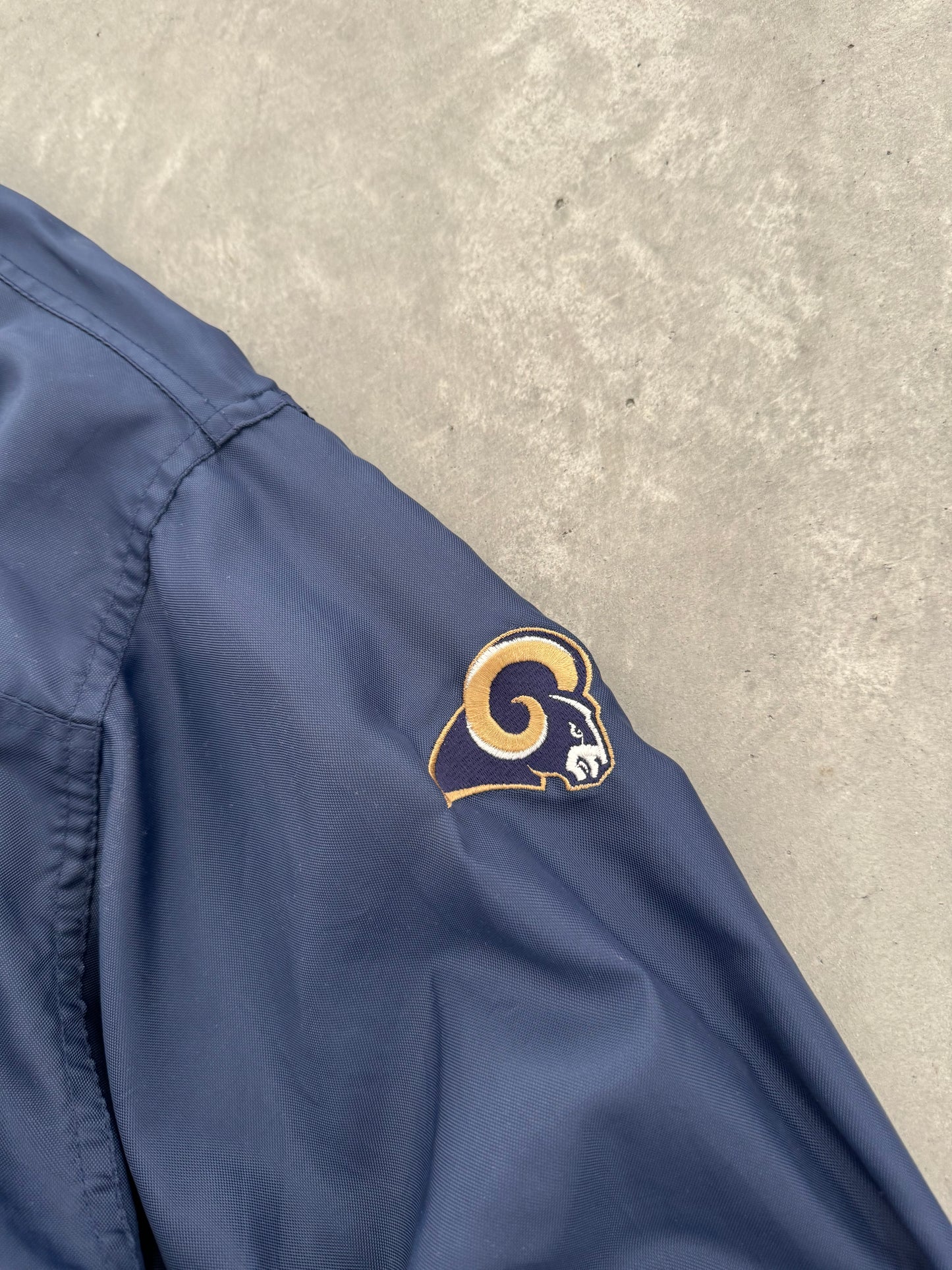 Vintage Rams Reversible Windbreaker - XL