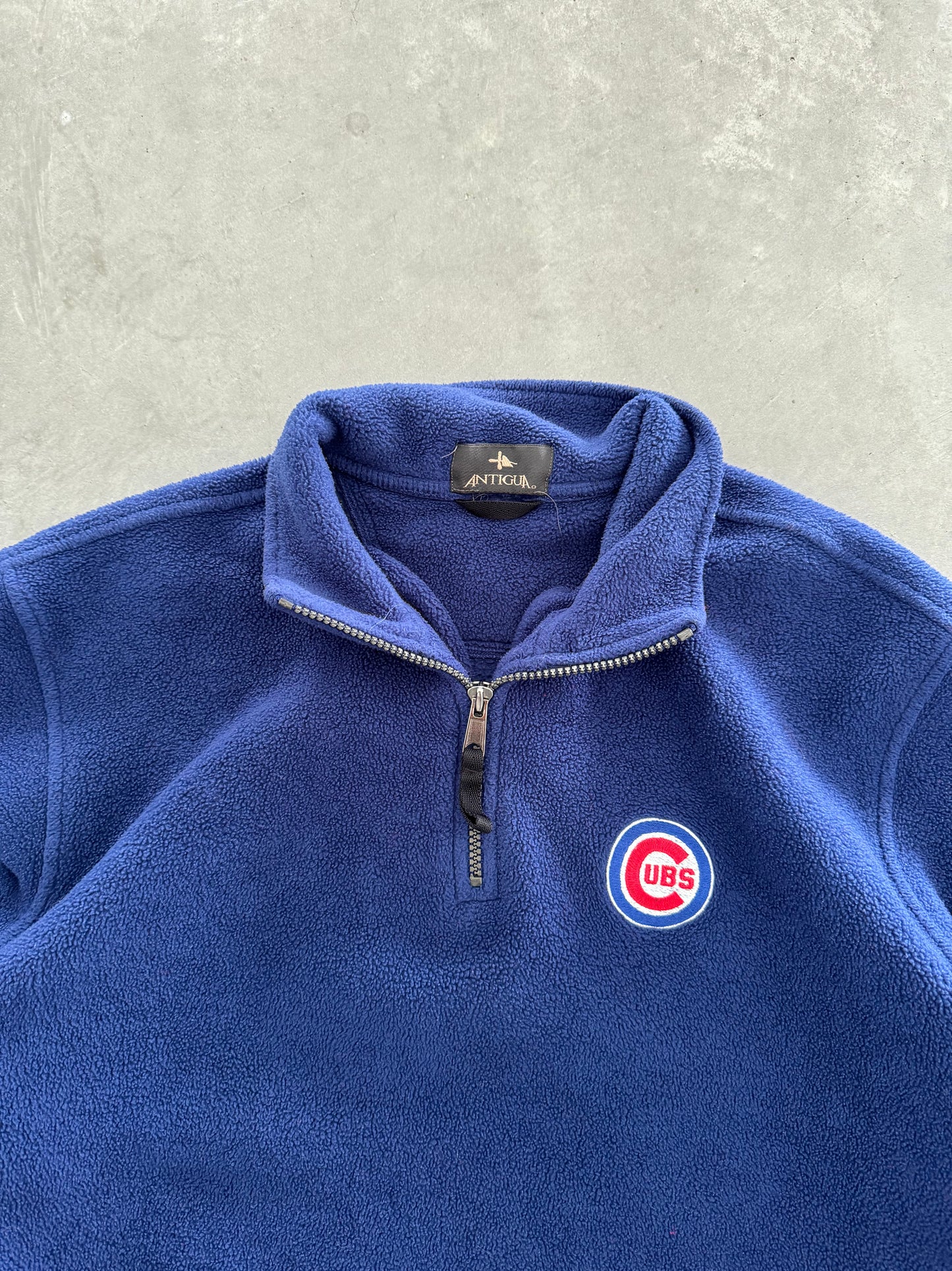 Vintage Cubs Fleece Quarterzip -  XL