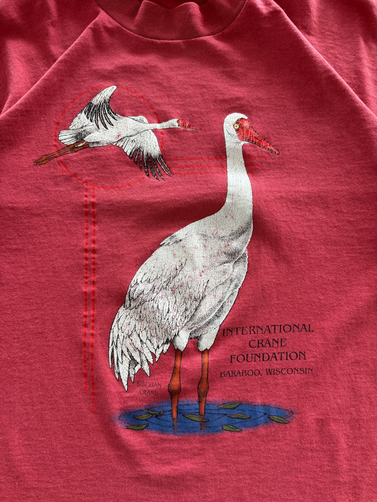 Vintage 90s Crane Tee - XL