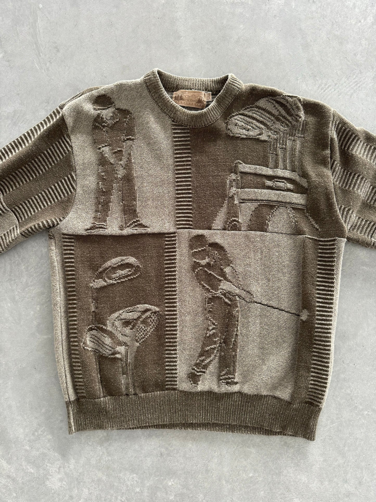 Vintage Golf Sweater - L