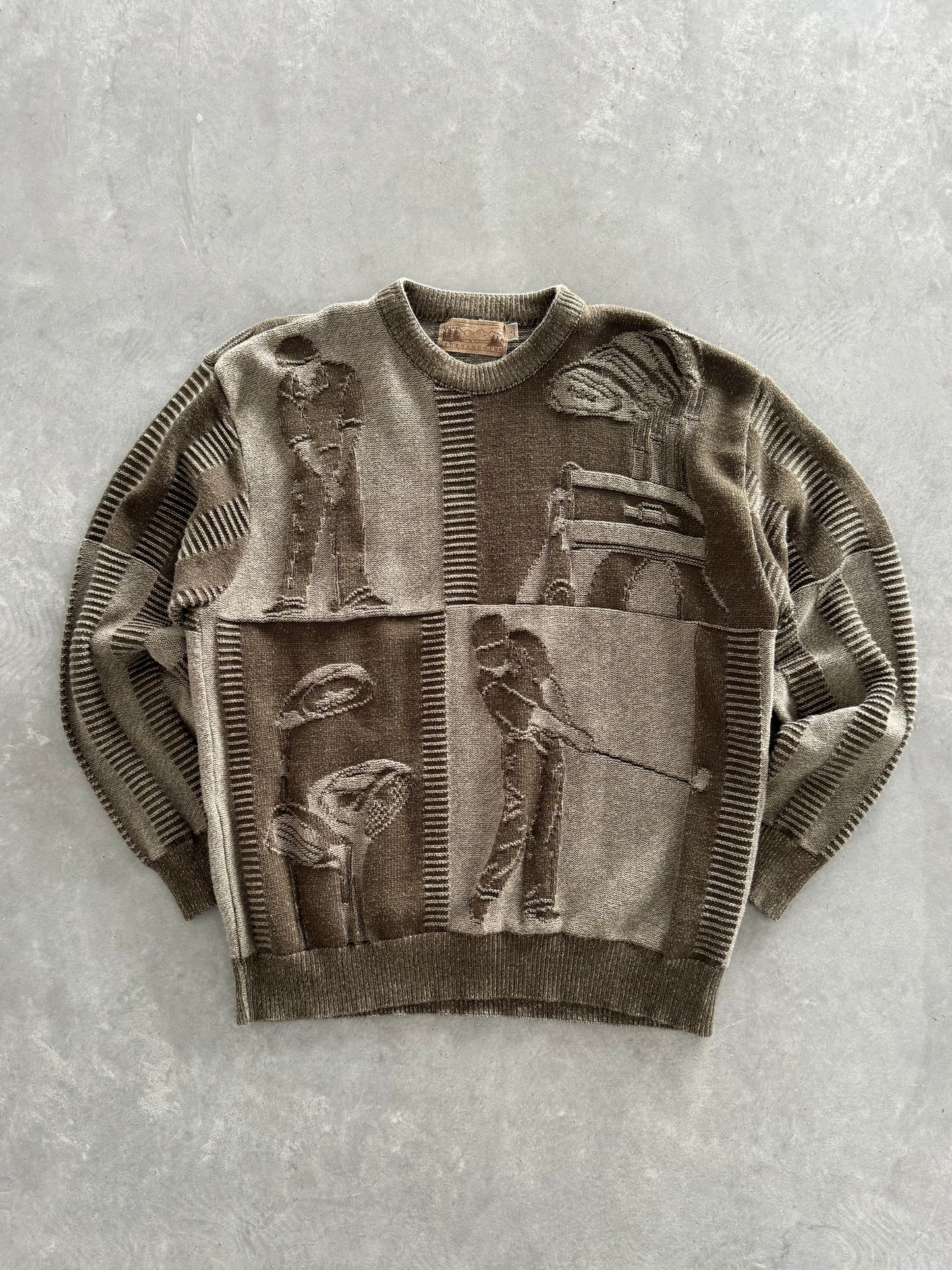 Vintage Golf Sweater - L