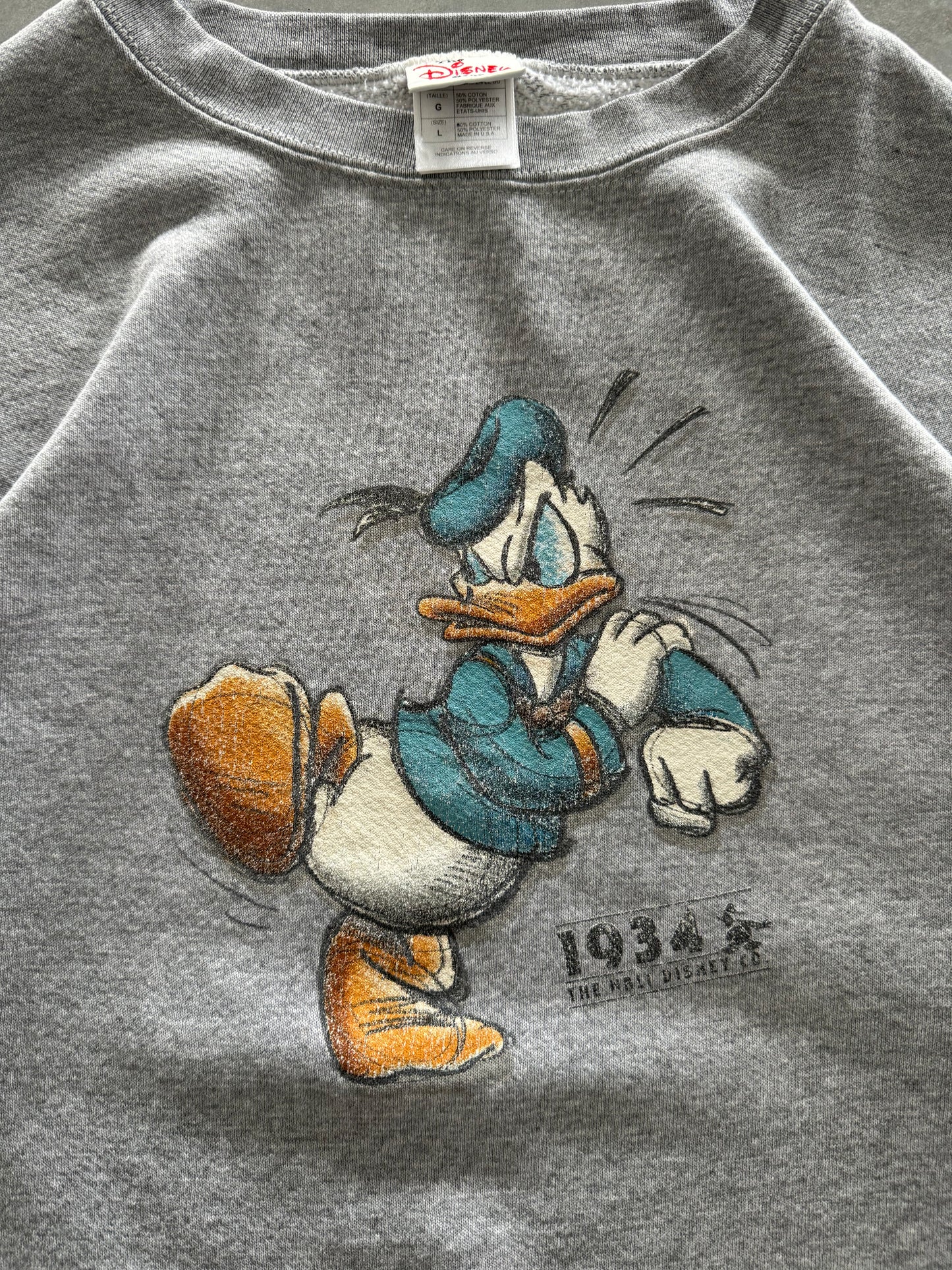 Vintage Donald Duck Sweatshirt - L