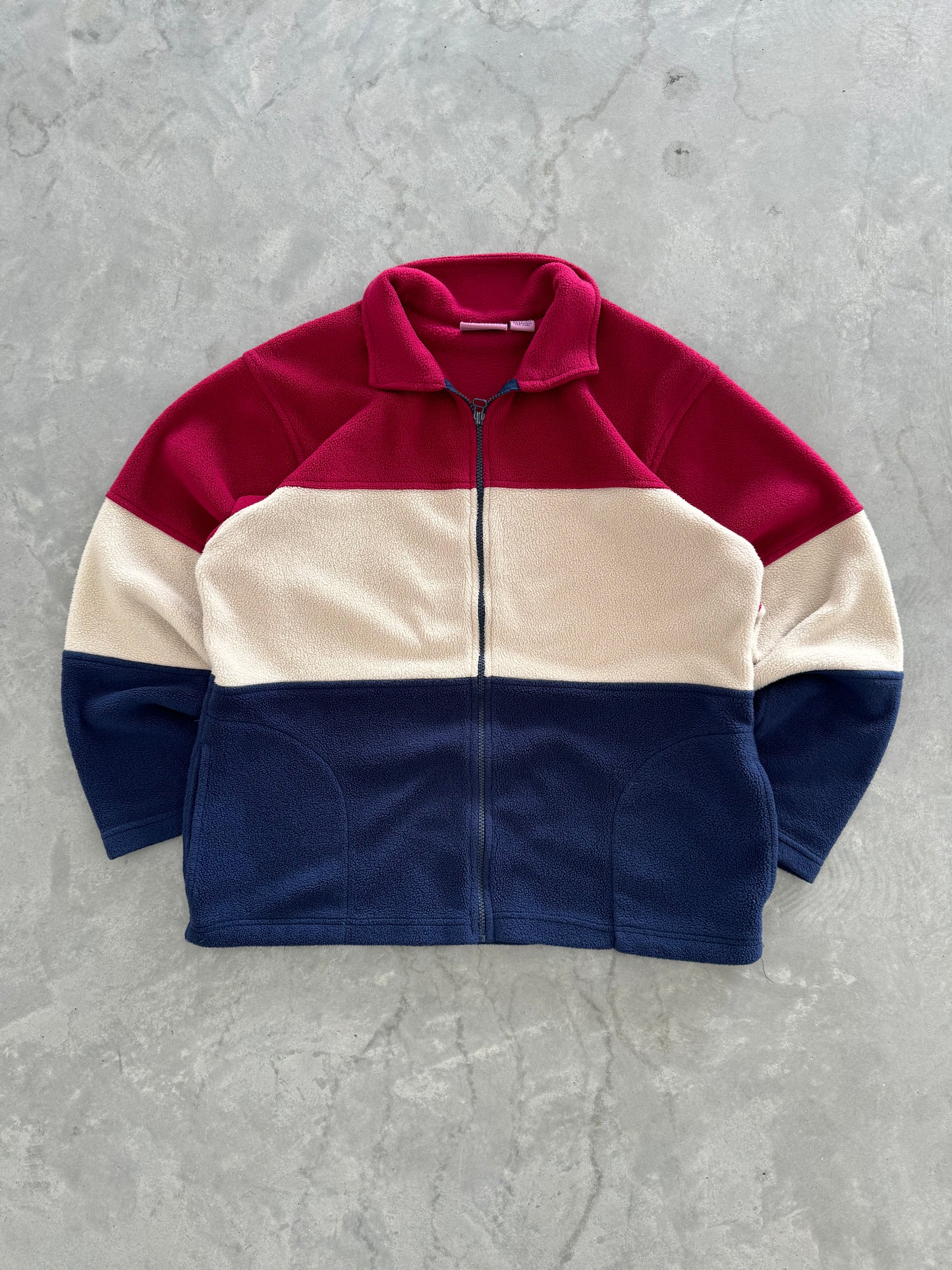 Vintage Fleece Zip Up - XL