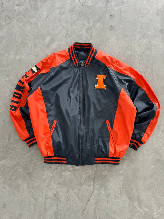 Vintage Illinois Leather Jacket - XL