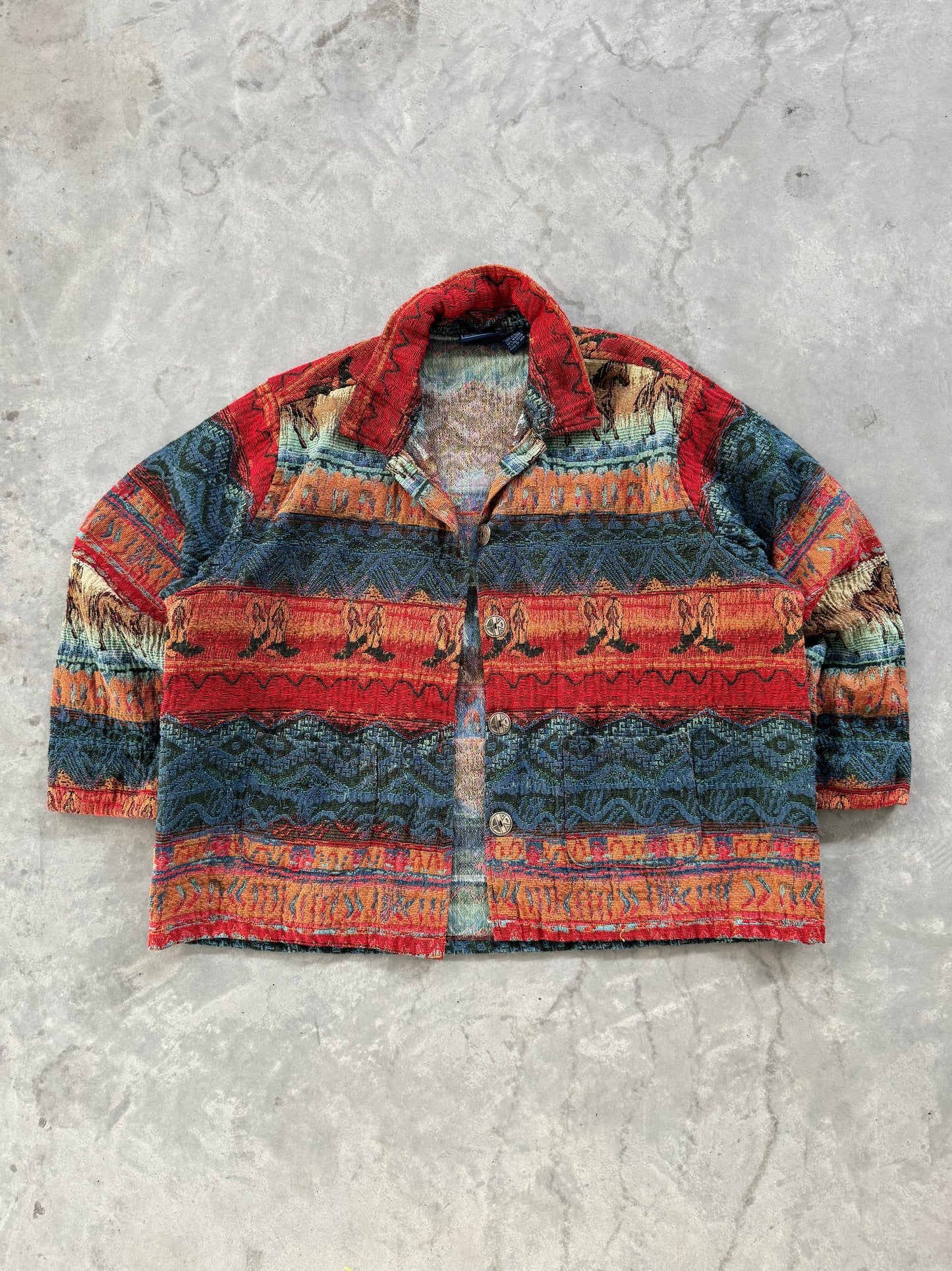 Vintage 90s Western Jacket - 3XL