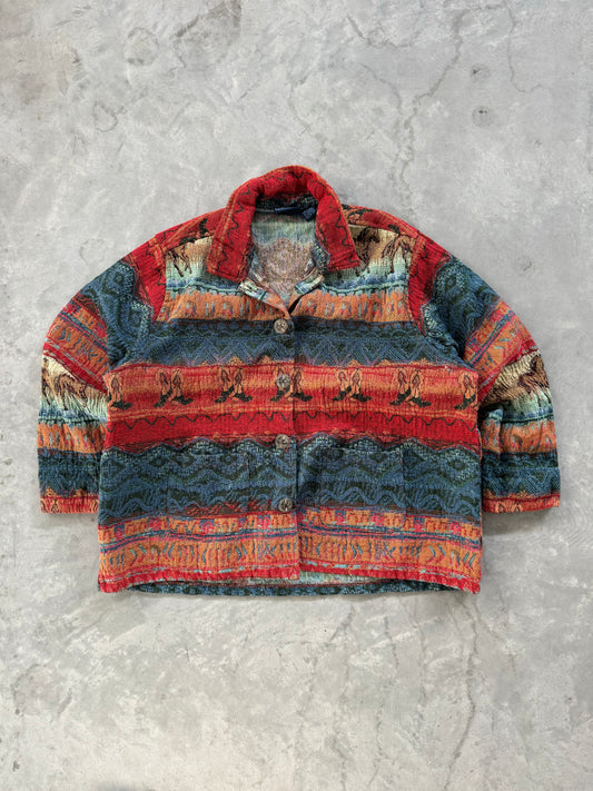 Vintage 90s Western Jacket - 3XL