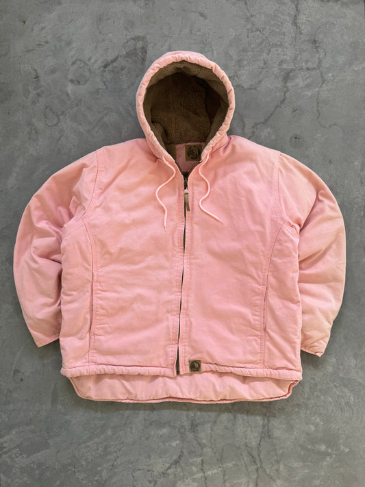 Vintage Baby Pink Coat - XL