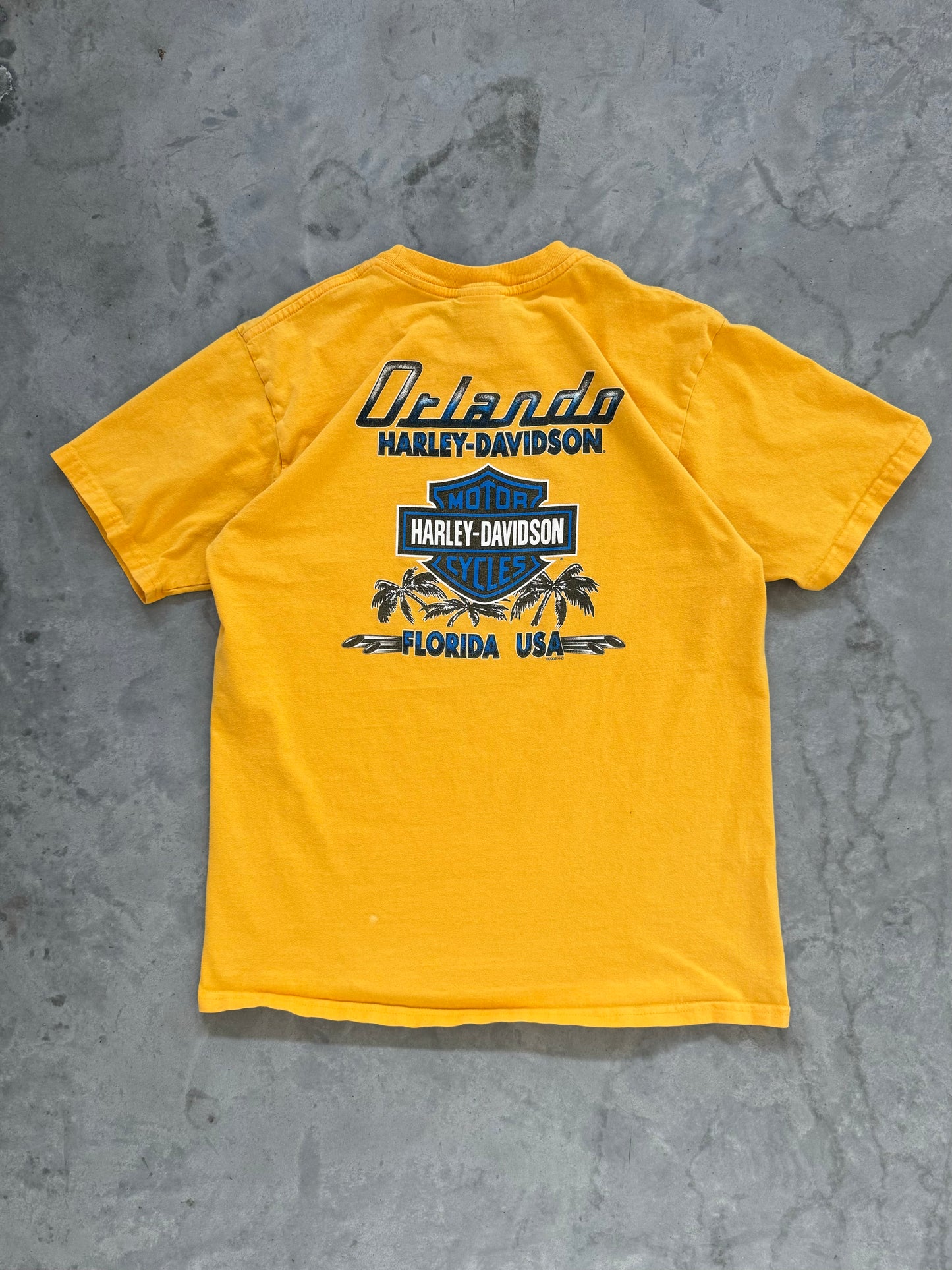 Vintage 00s Harley Davidson Orlando Tee - L