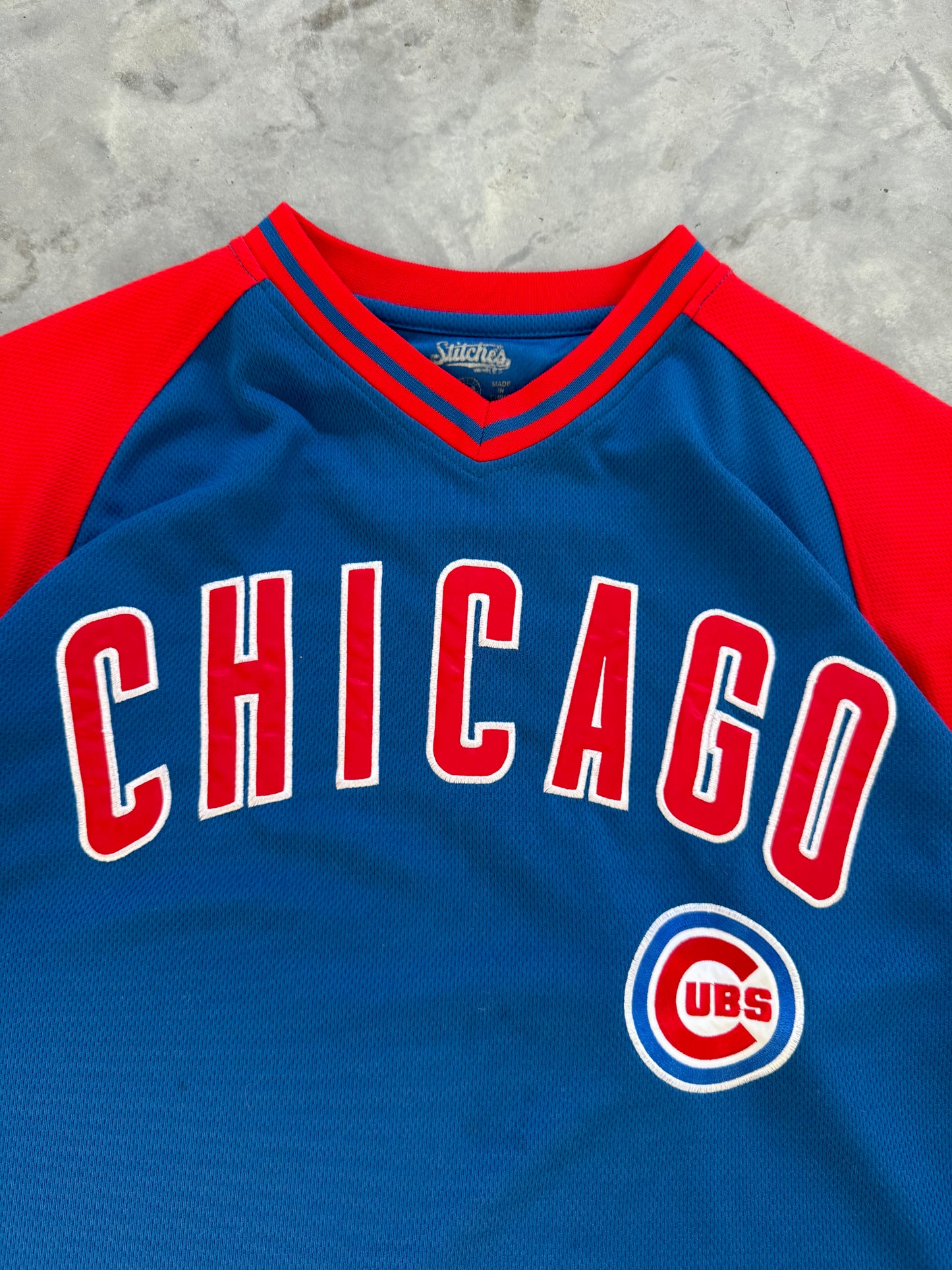 Chicago Cubs Baseball Jersey Tee - L