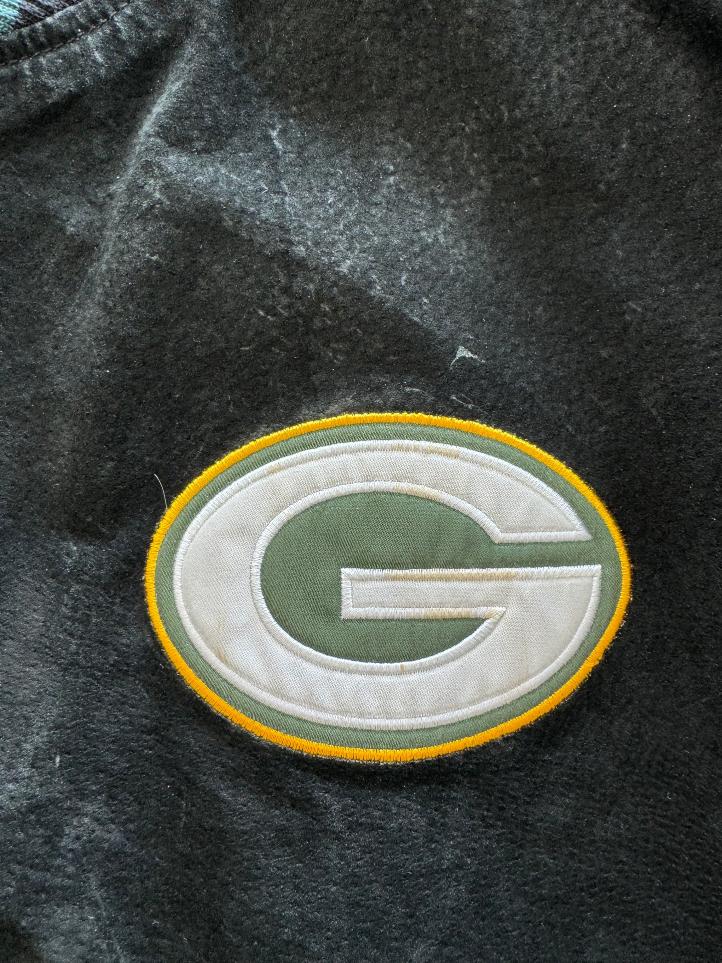 Vintage Green Bay Packers Leather Jacket - XL