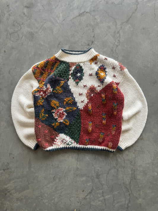 Vintage Knit Sweater - M