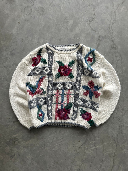 Vintage Knit Sweater - M