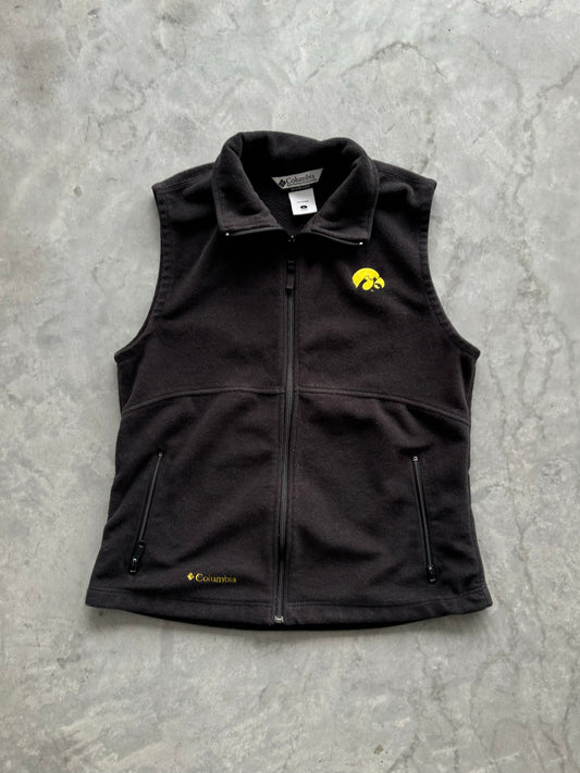 Vintage Iowa Hawkeyes Fleece Vest - L