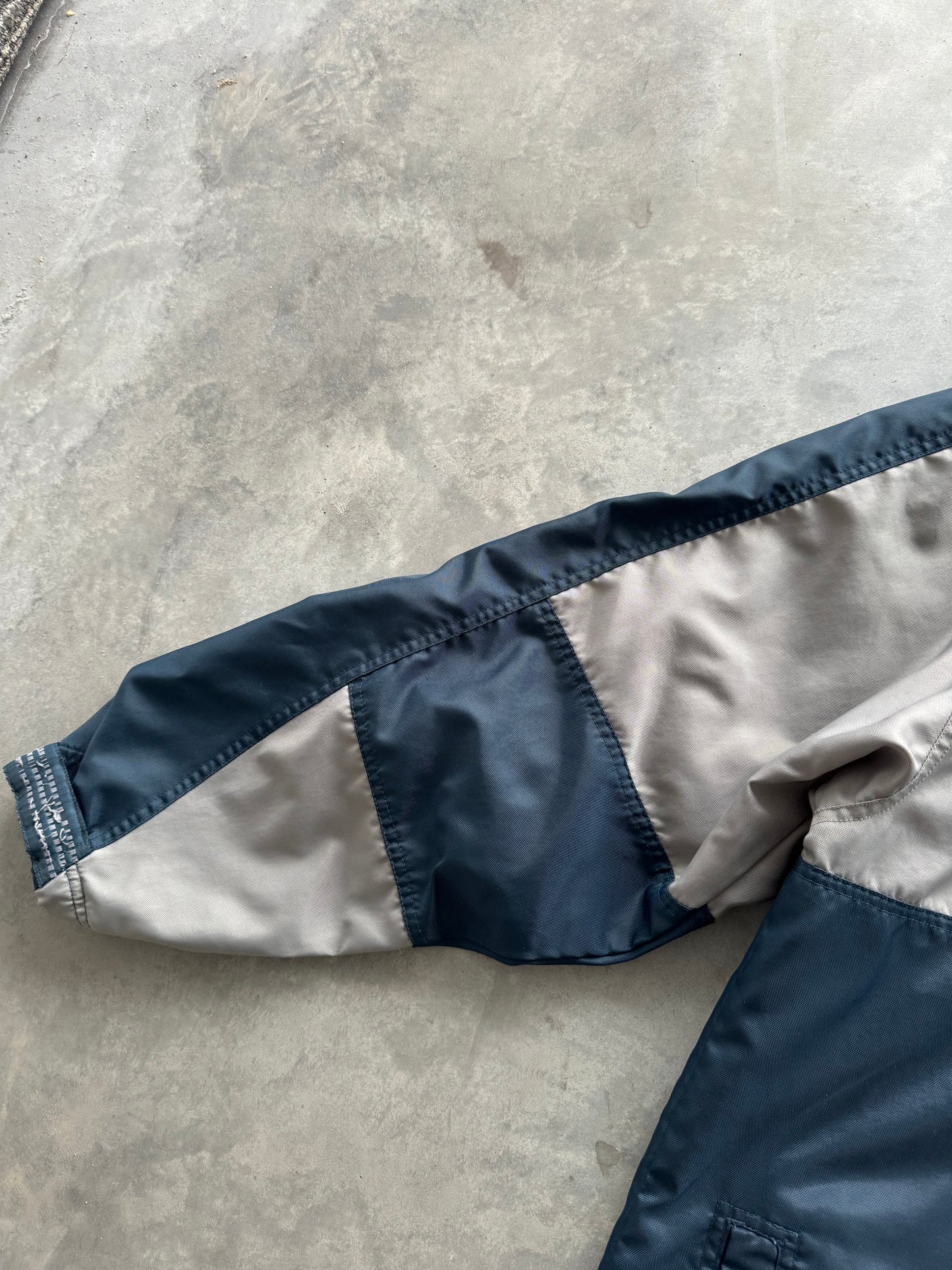 Vintage 90s Adidas Pullover Coat - L