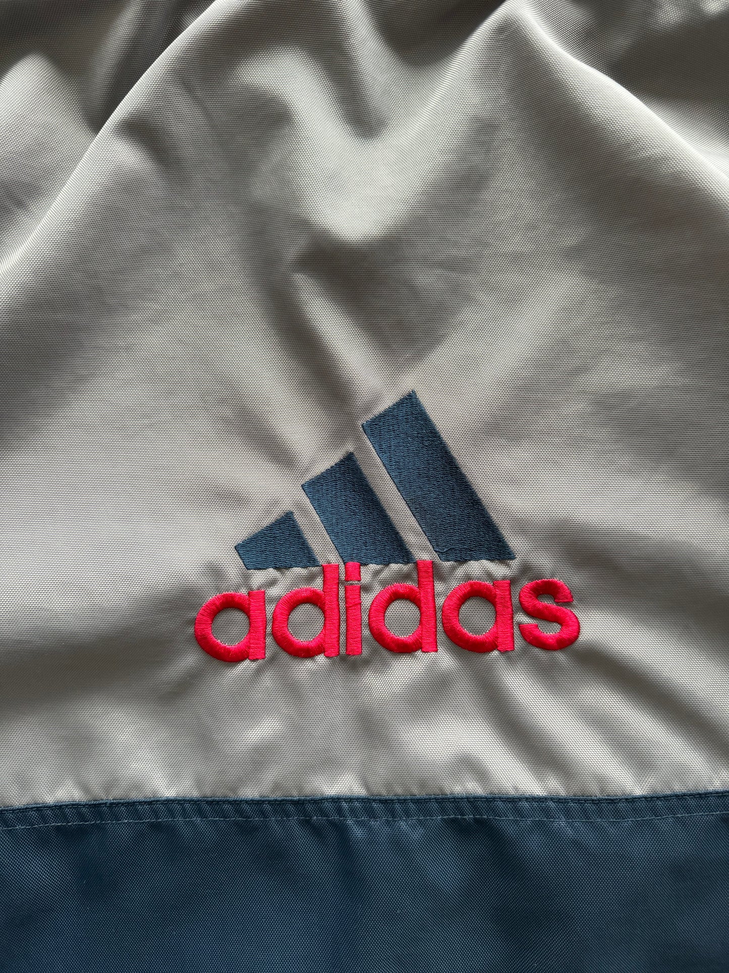 Vintage 90s Adidas Pullover Coat - L