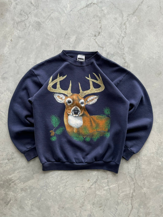 Vintage Deer Sweatshirt - XL