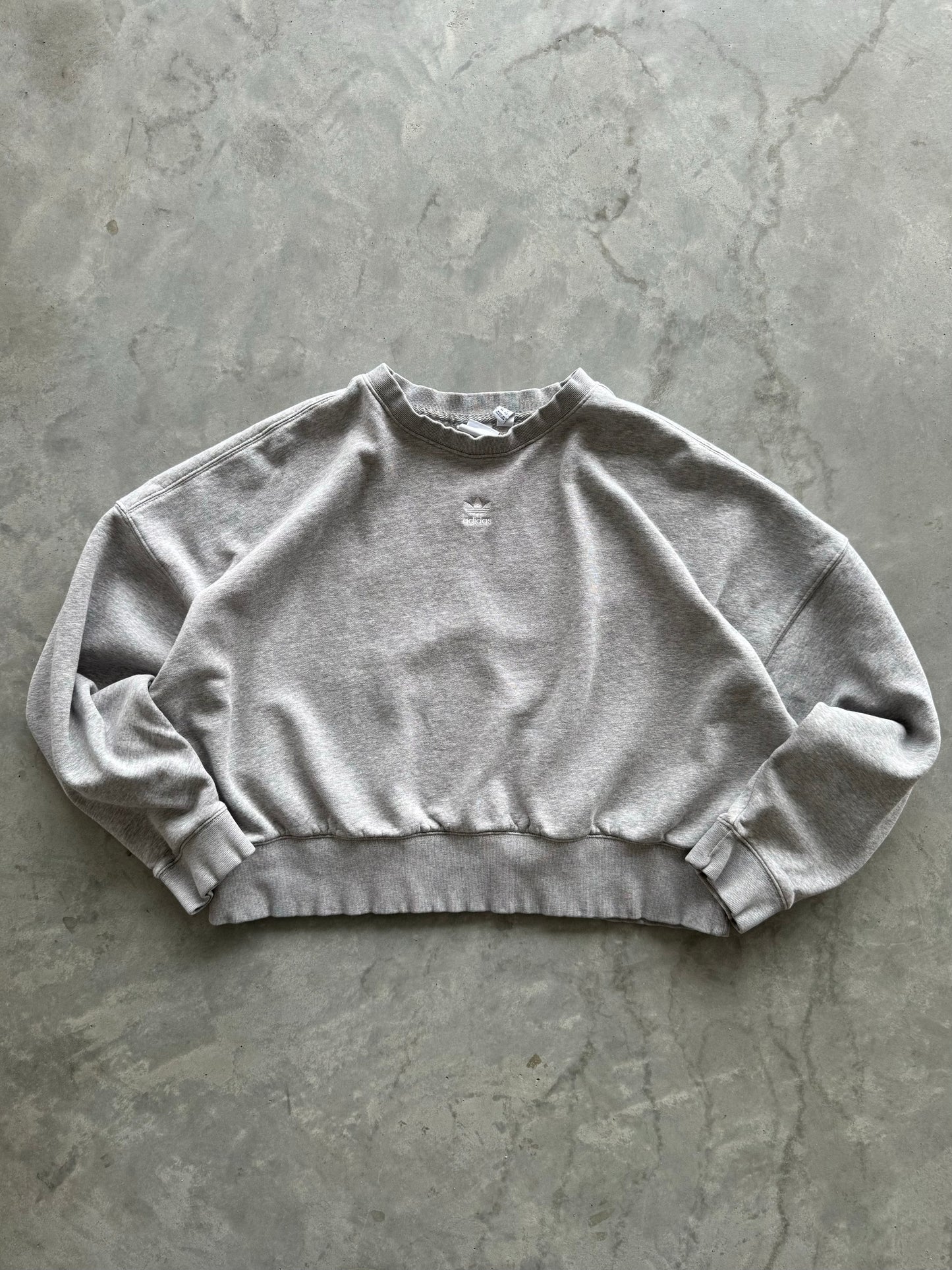 Adidas Cropped Sweatshirt - S