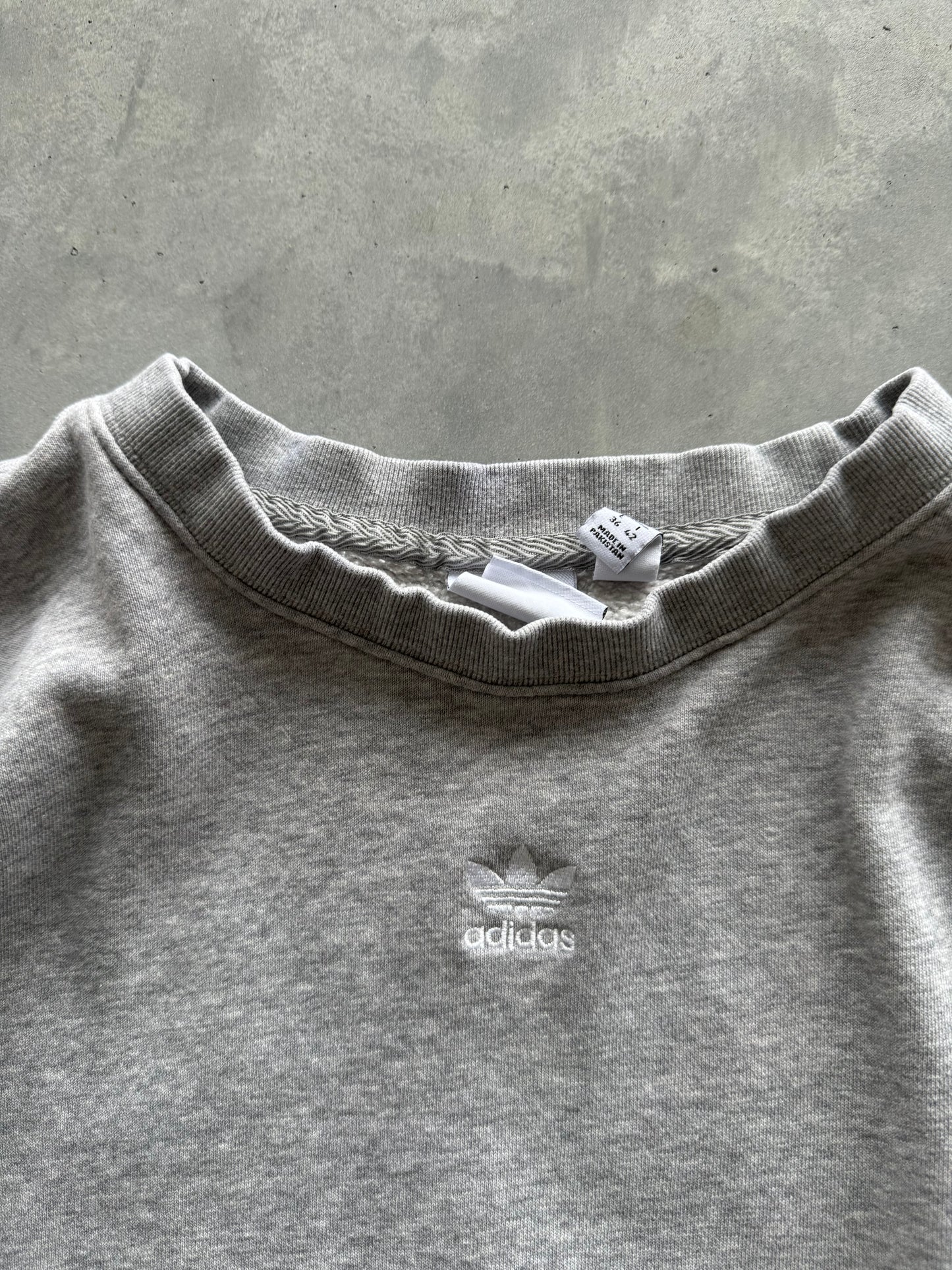 Adidas Cropped Sweatshirt - S