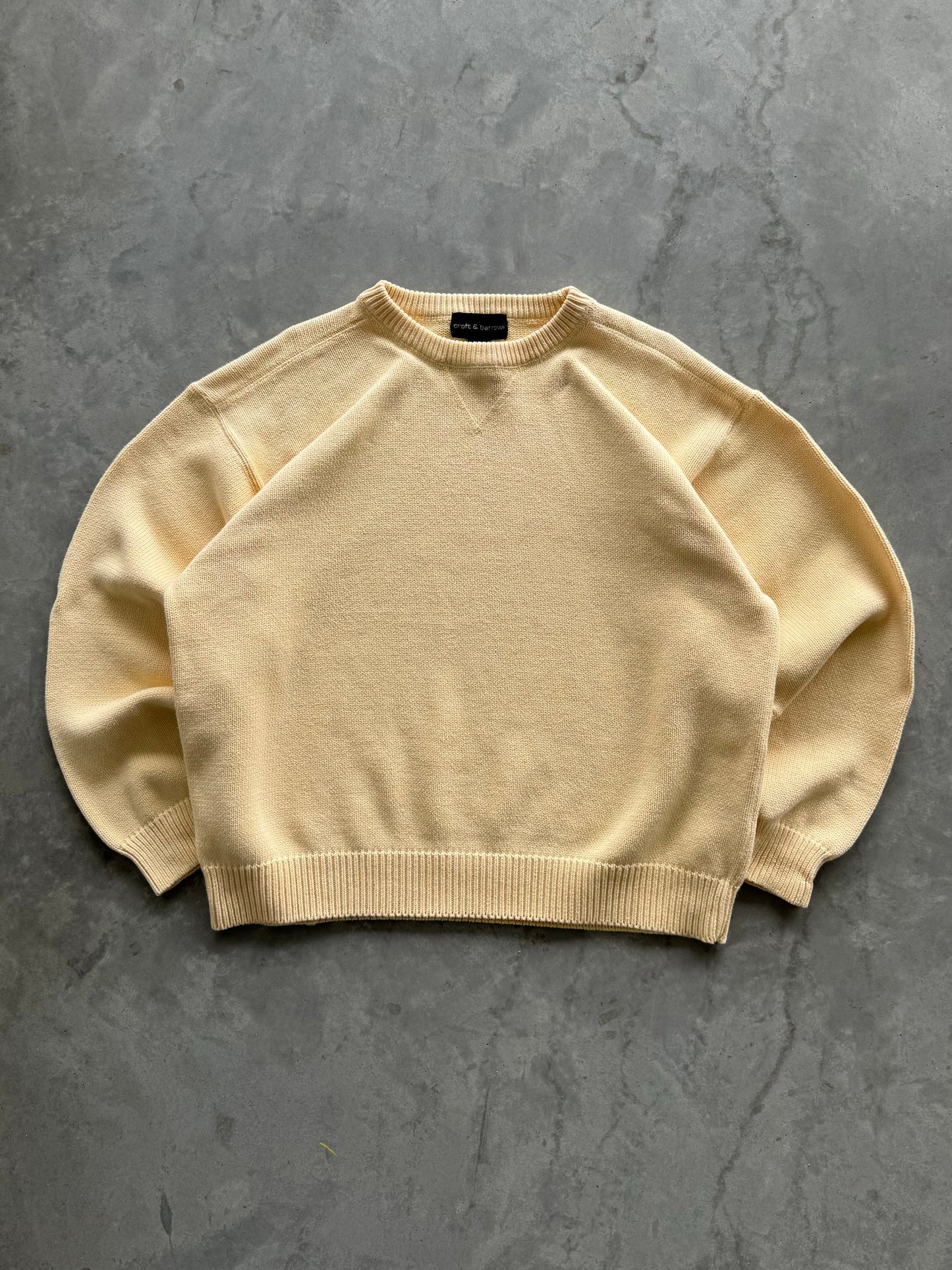 Vintage Baby Yellow Sweater - XL