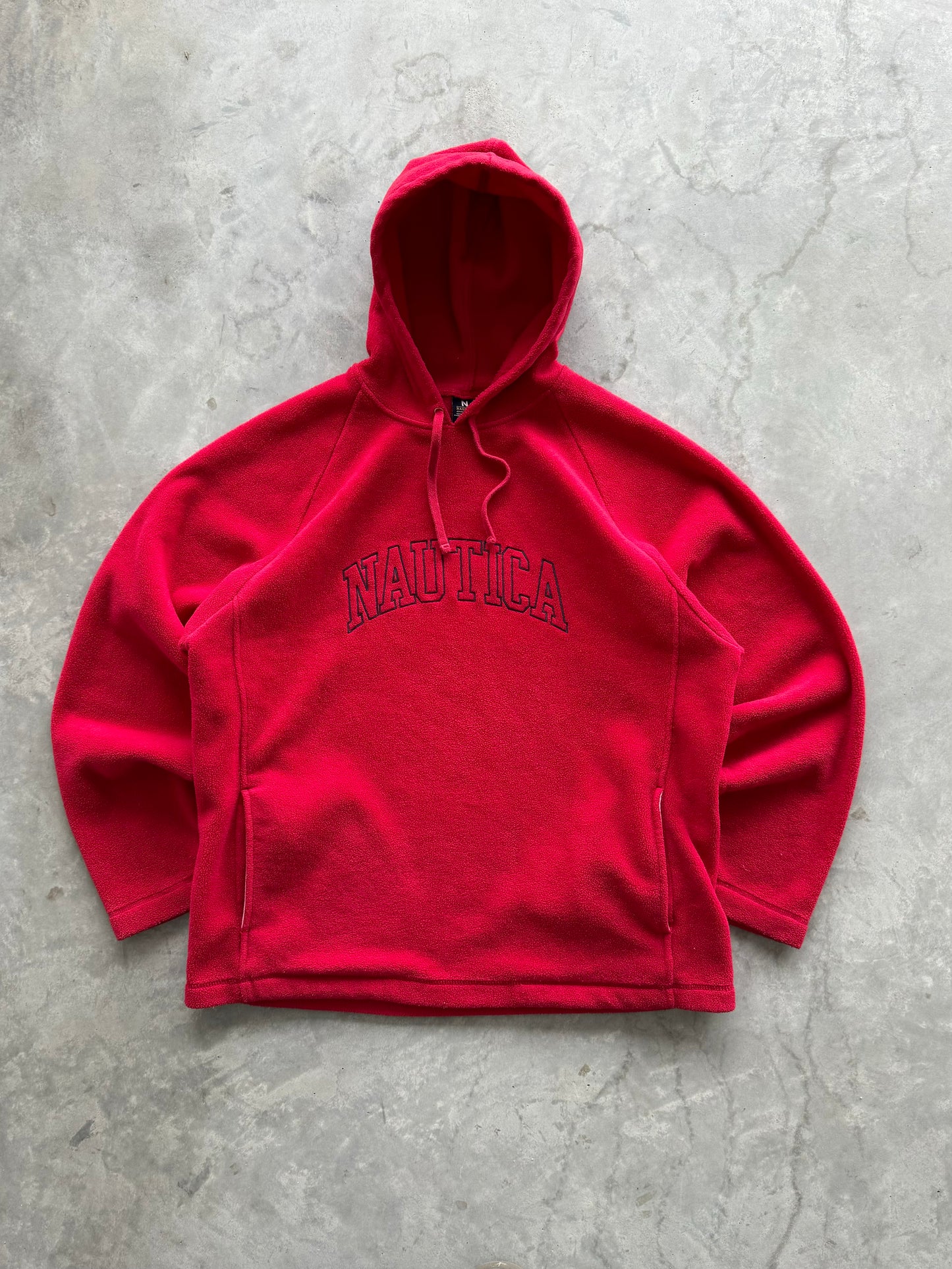 Vintage Nautica Fleece Hoodie - XL