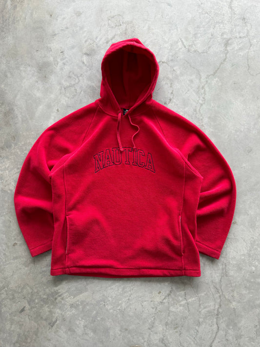 Vintage Nautica Fleece Hoodie - XL