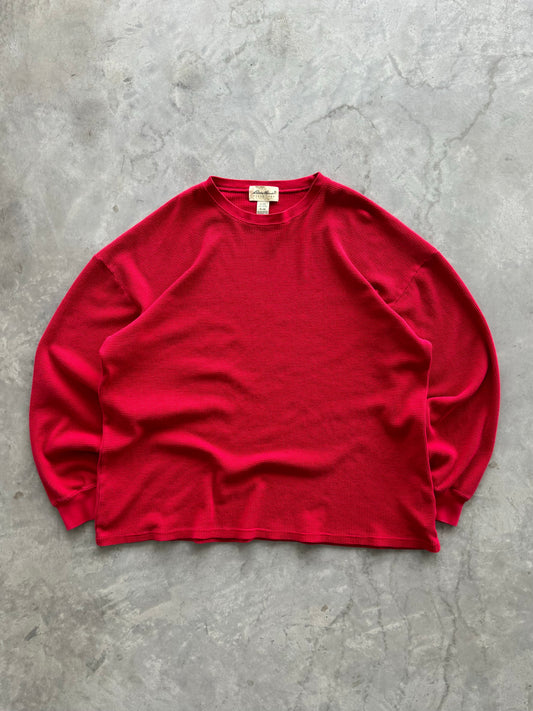 Vintage Eddie Bauer Waffle Knit - XL