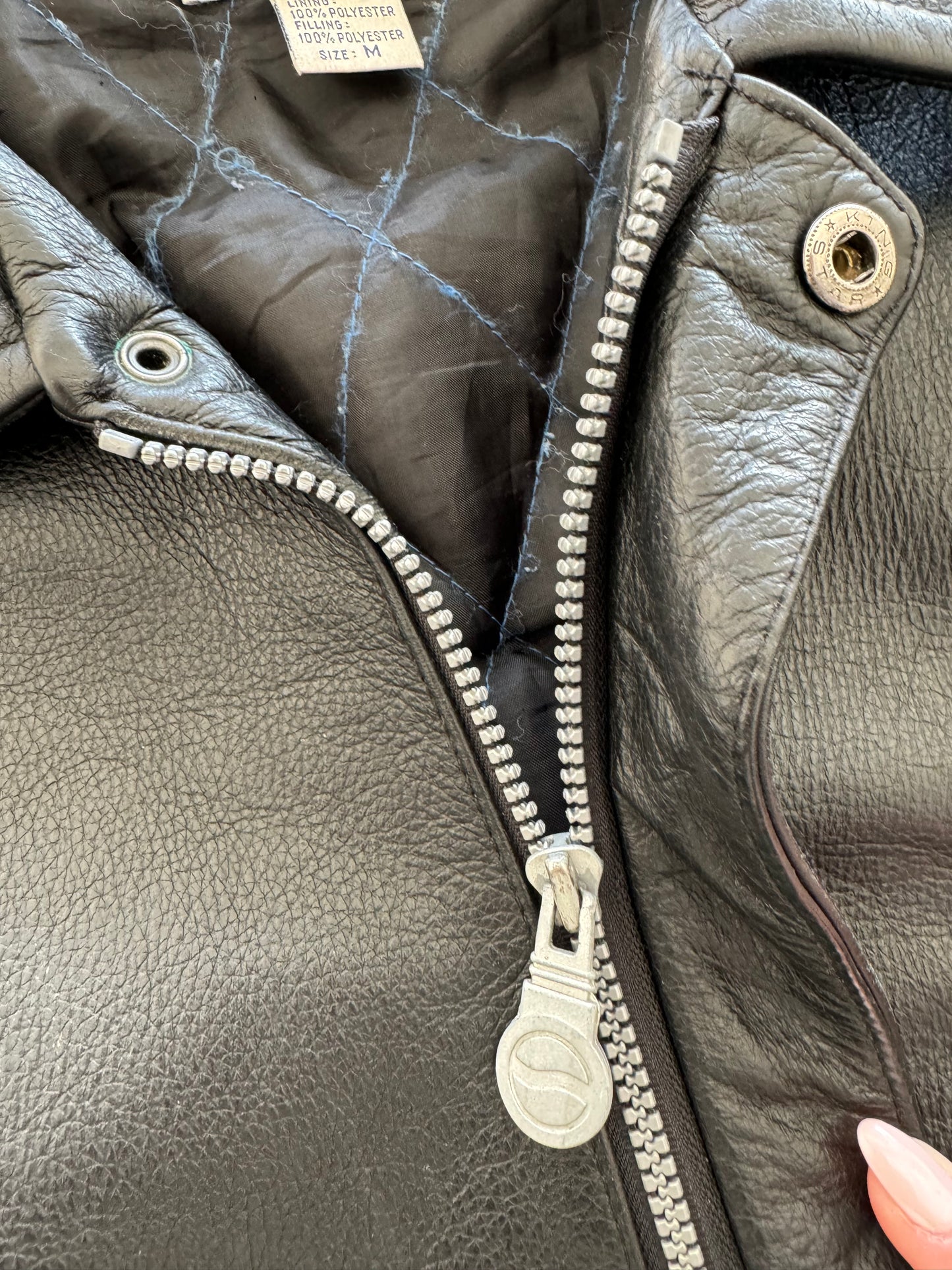 Vintage Pepsi Leather Jacket - M