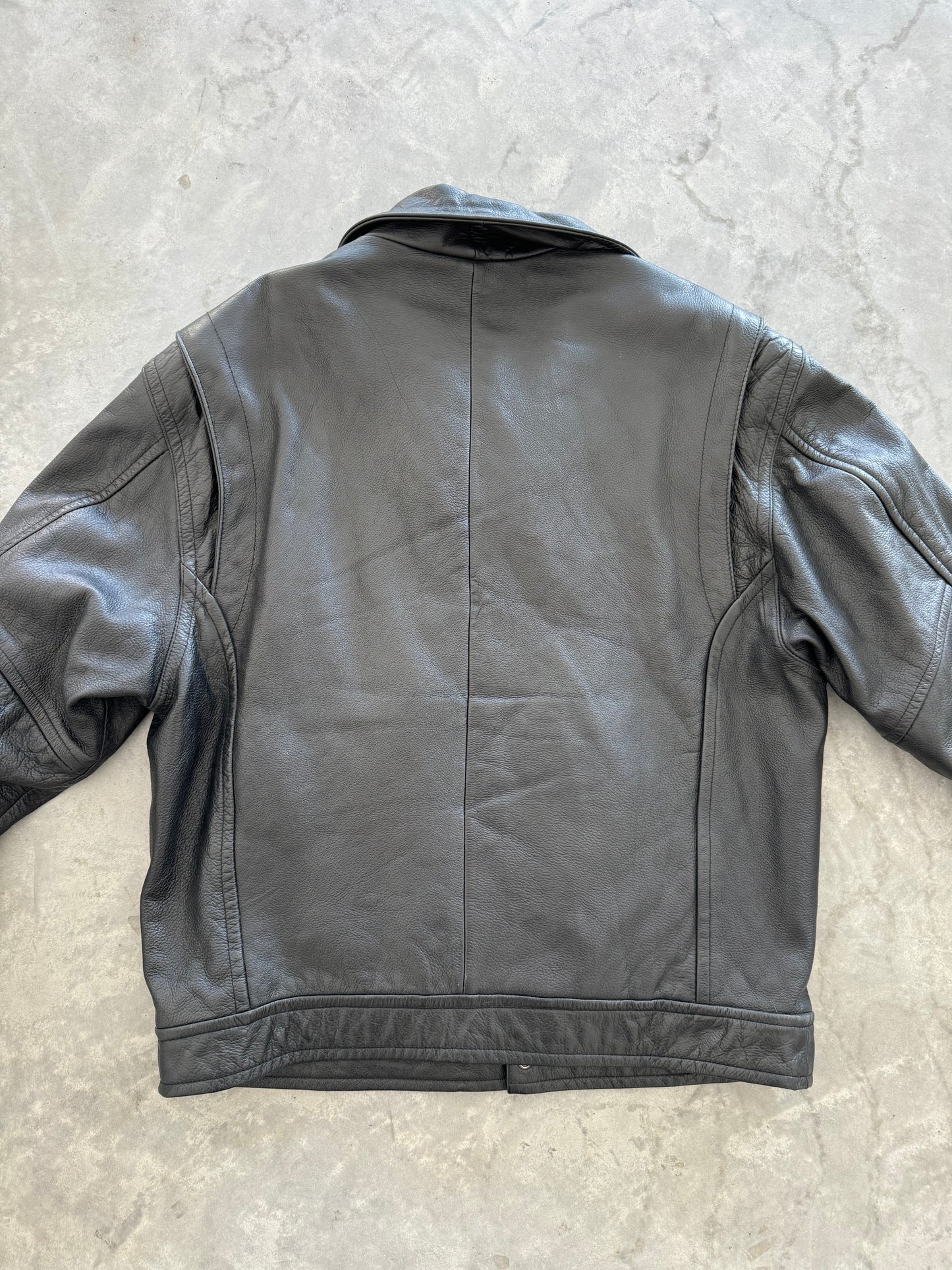 Vintage Pepsi Leather Jacket - M