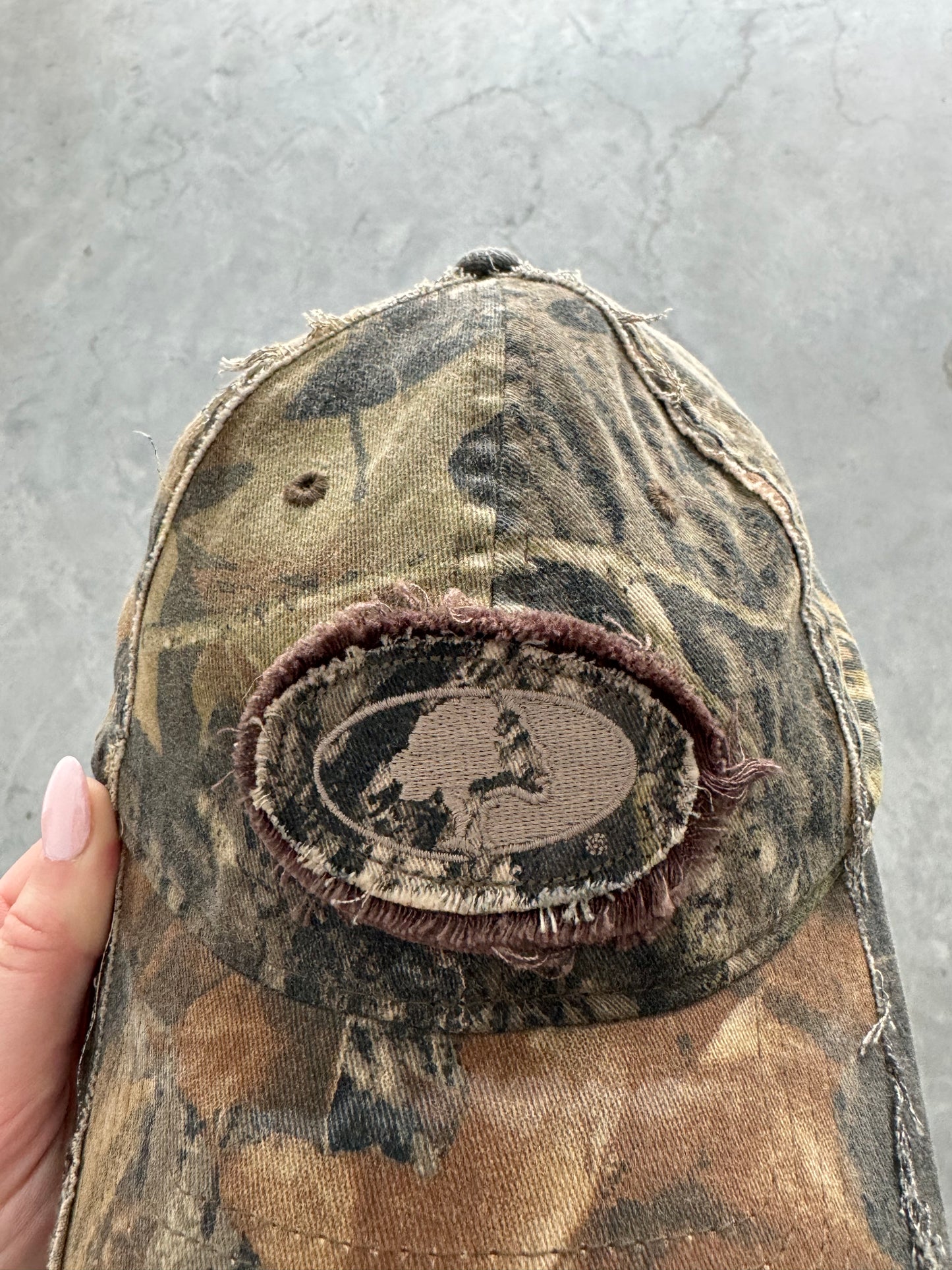 Vintage Camo Mossy Oak Hat