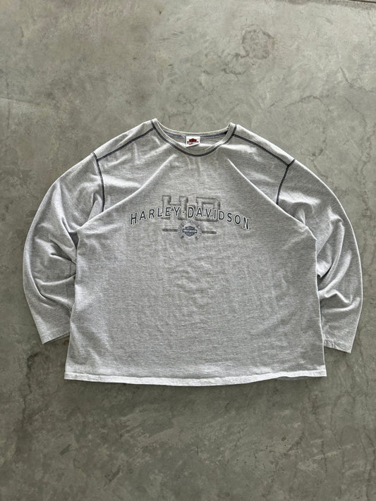 Vintage 00s Harley Davidson Longsleeve Tee - XXL