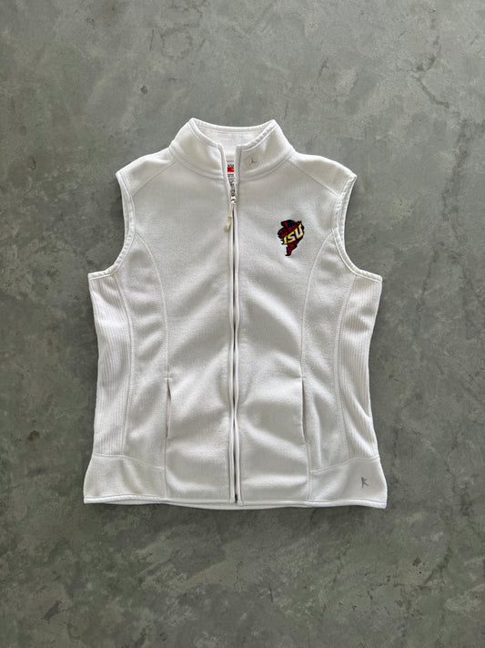 Vintage Iowa State Fleece Vest - M