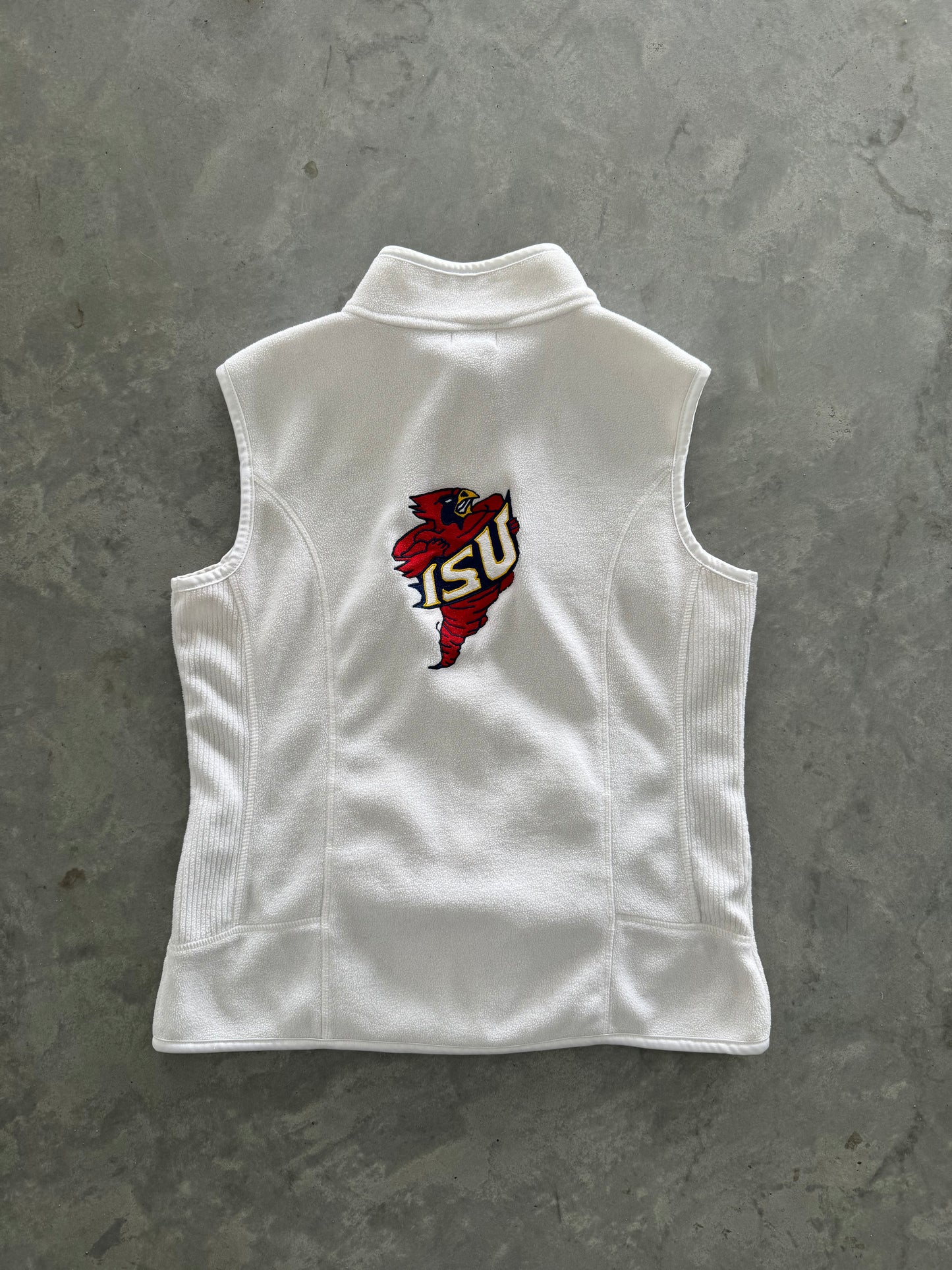 Vintage Iowa State Fleece Vest - M