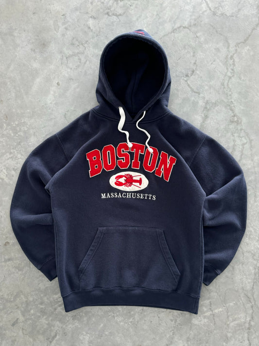 Vintage Boston Hoodie - L