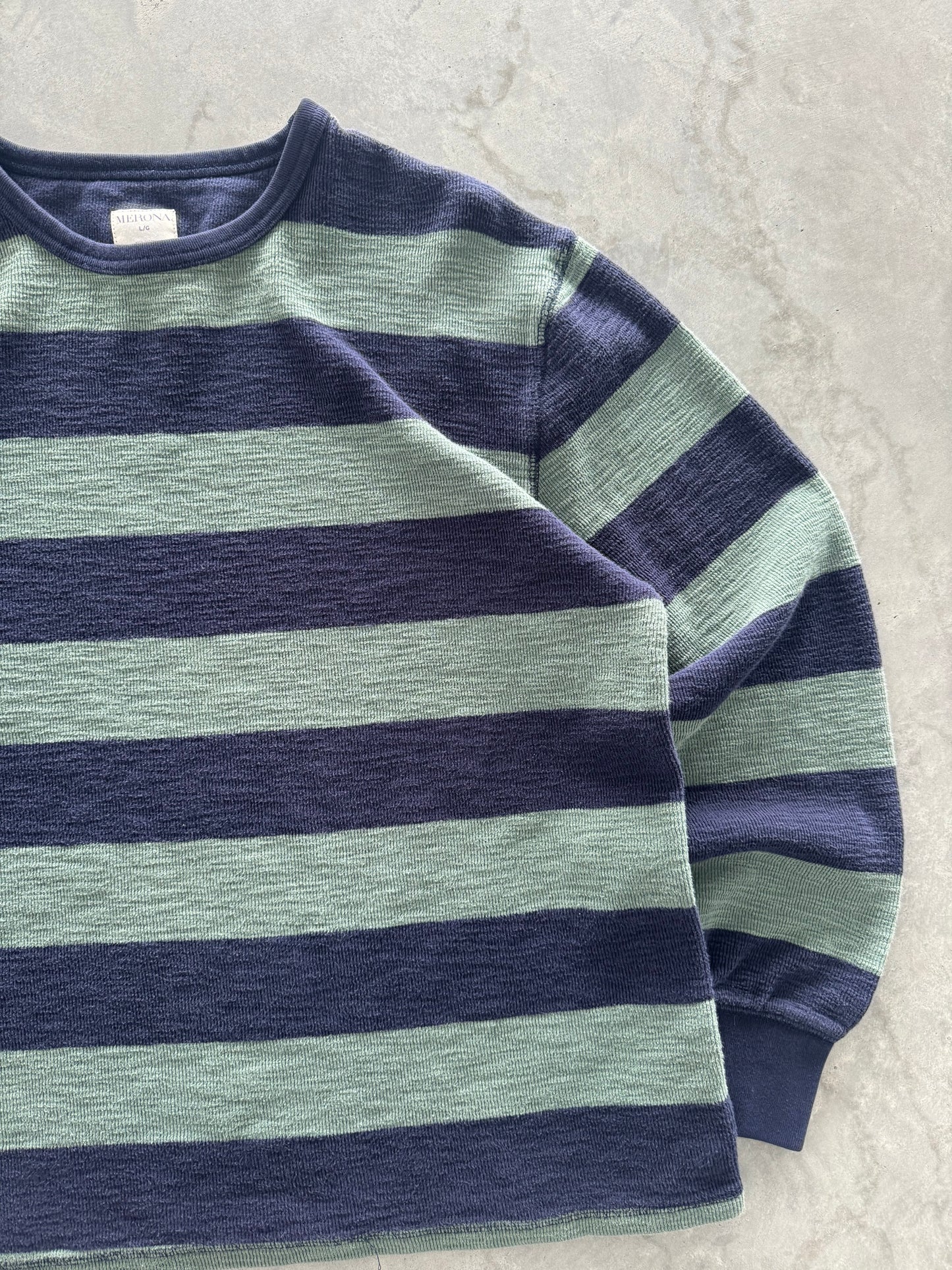 Vintage Striped Longsleeve - L
