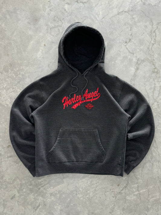 Vintage 00s Harley Davidson Angel Hoodie - XL