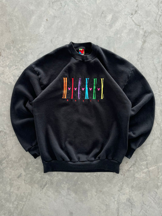 Vintage 90s Mickey Sweatshirt - XL