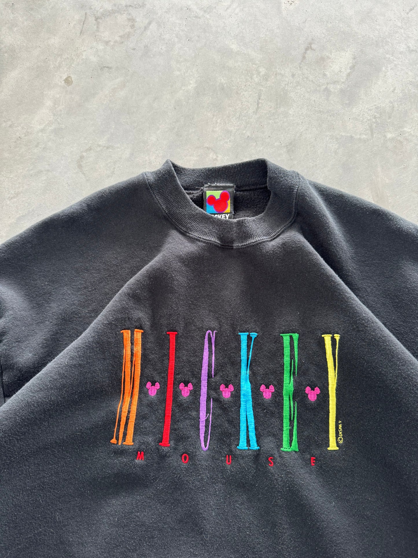 Vintage 90s Mickey Sweatshirt - XL