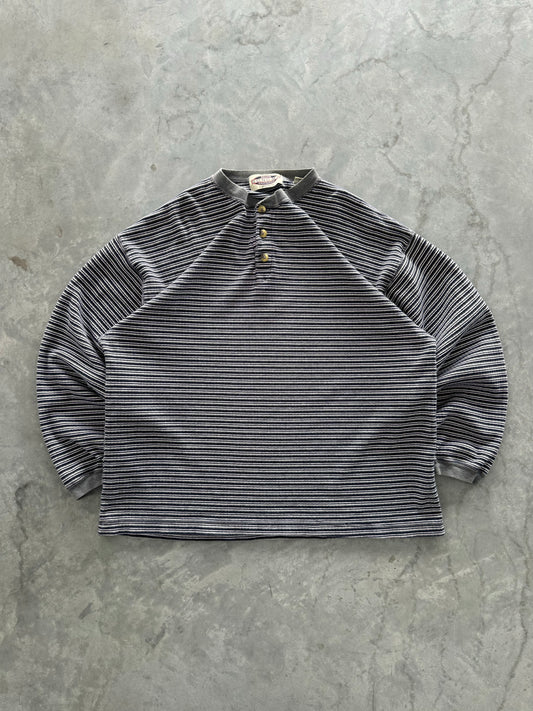 Vintage Striped Longsleeve Tee - XL