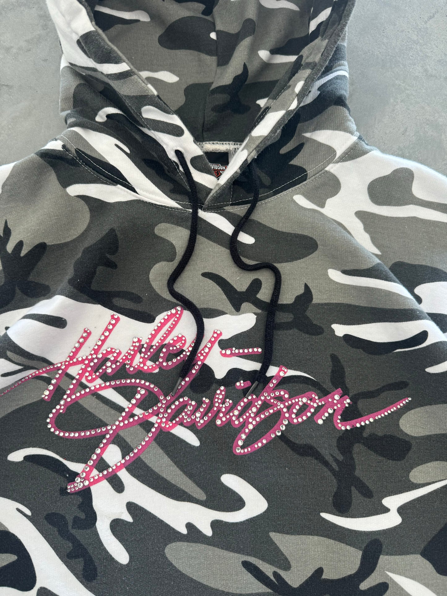 Harley Davidson Camo Hoodie - L
