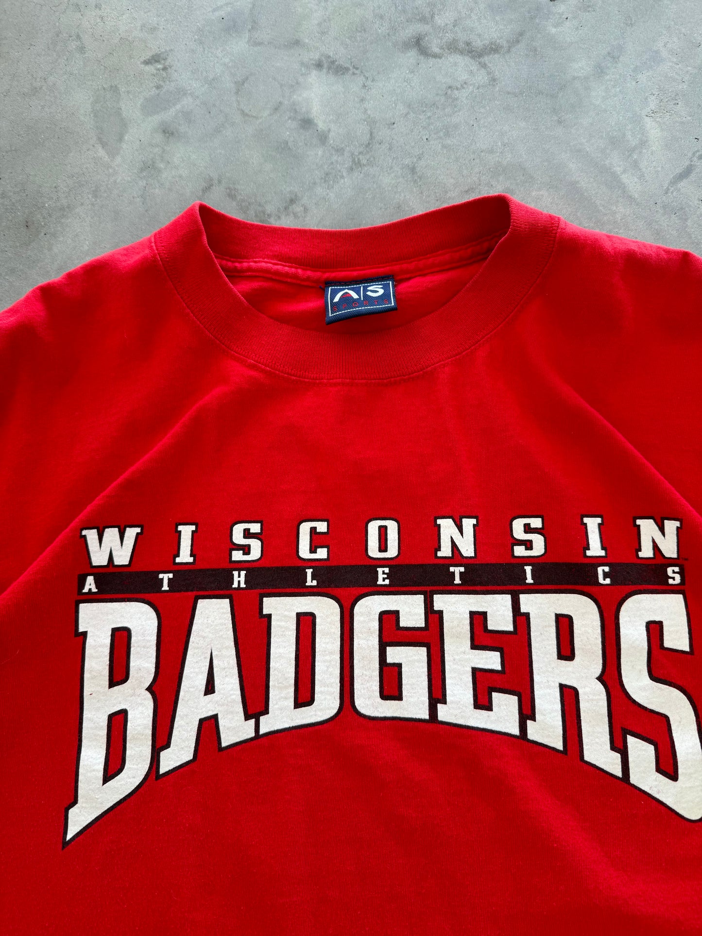 Vintage Wisconsin Badgers Tee - XL