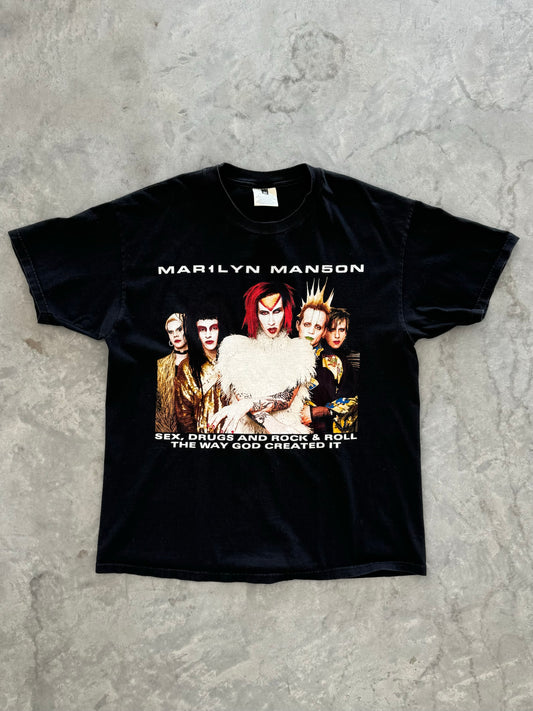 Vintage 90s Original Marilyn Manson Tour Tee - XL