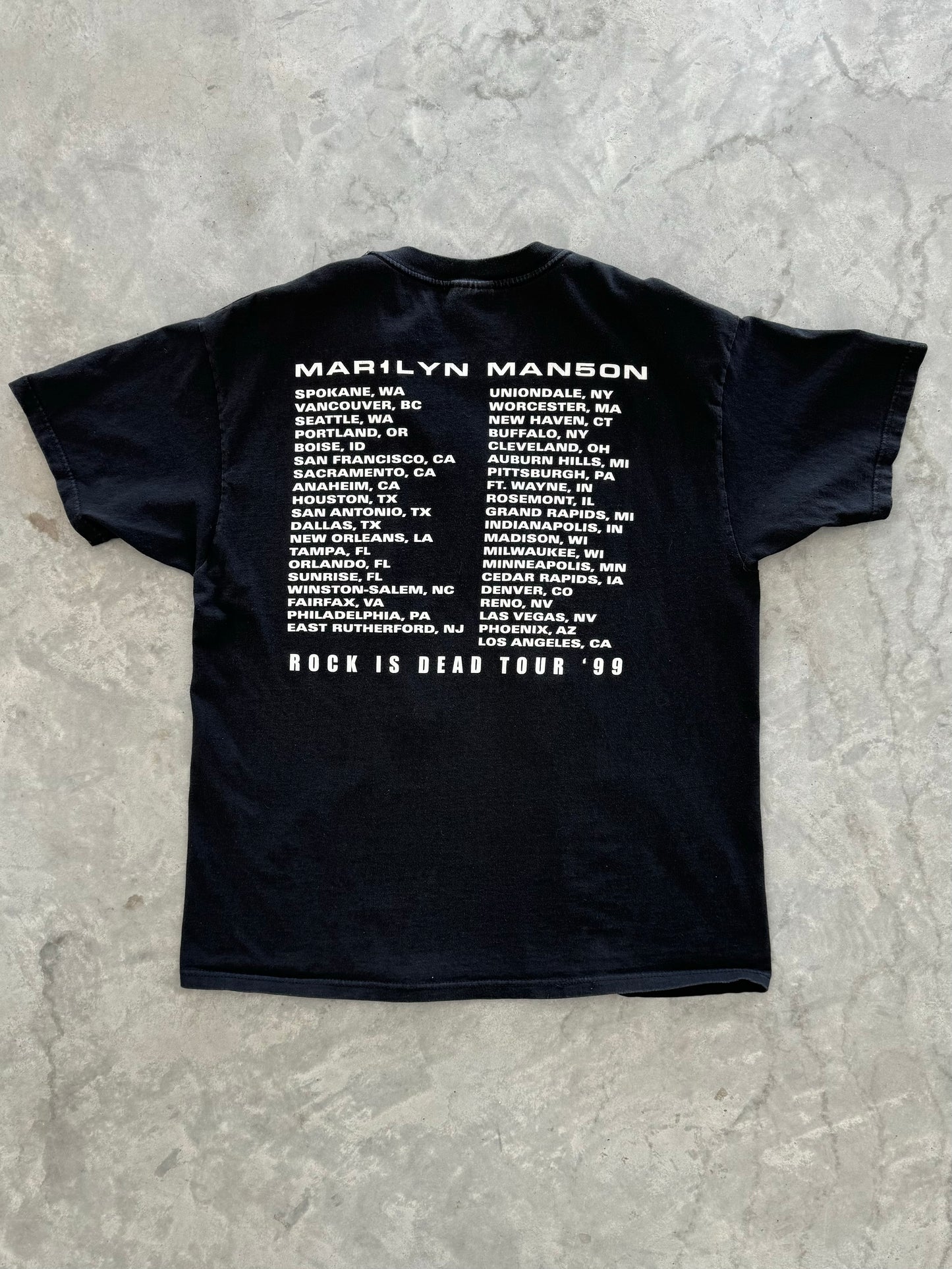 Vintage 90s Original Marilyn Manson Tour Tee - XL