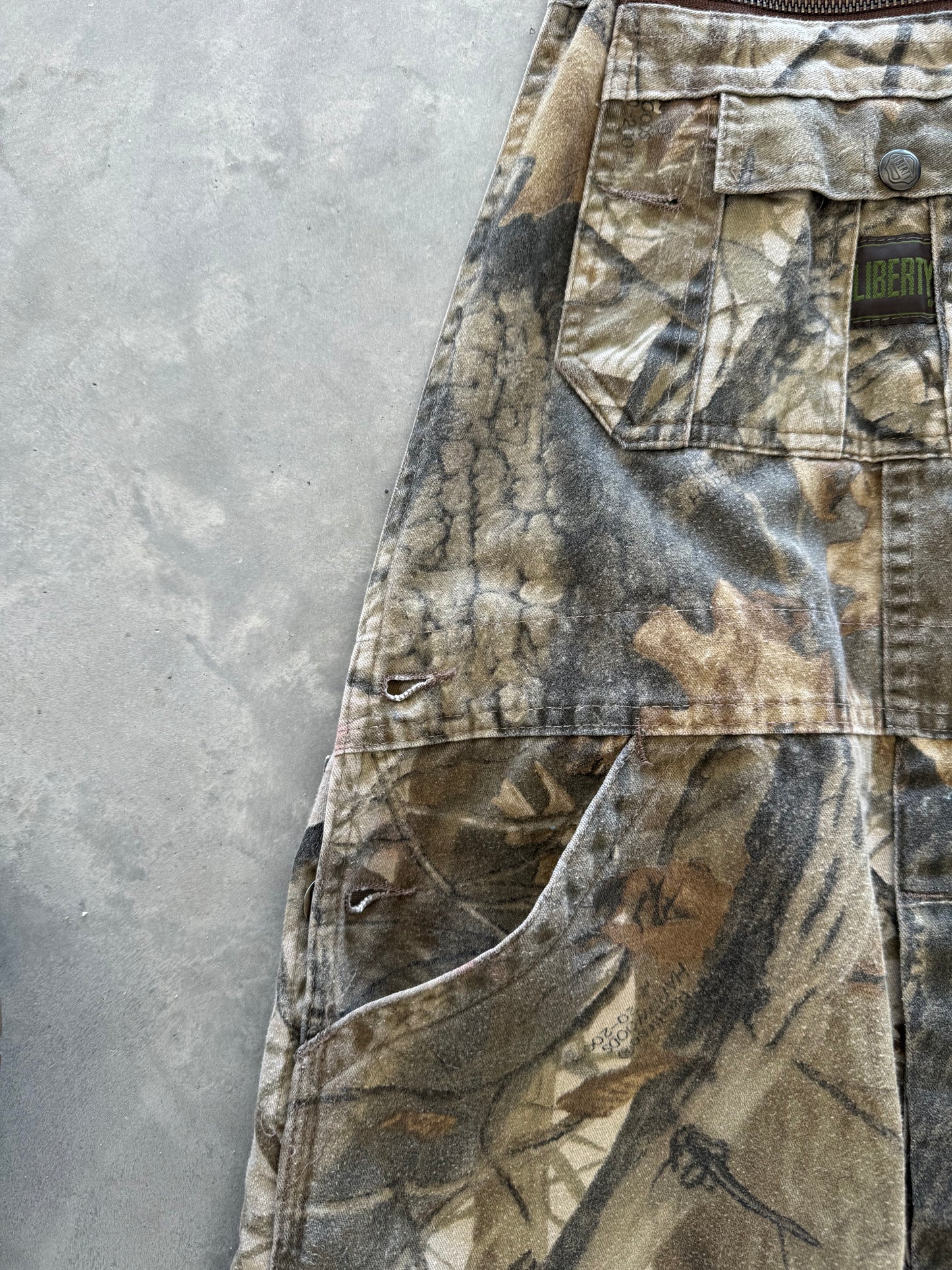 Vintage Camo Overalls - M