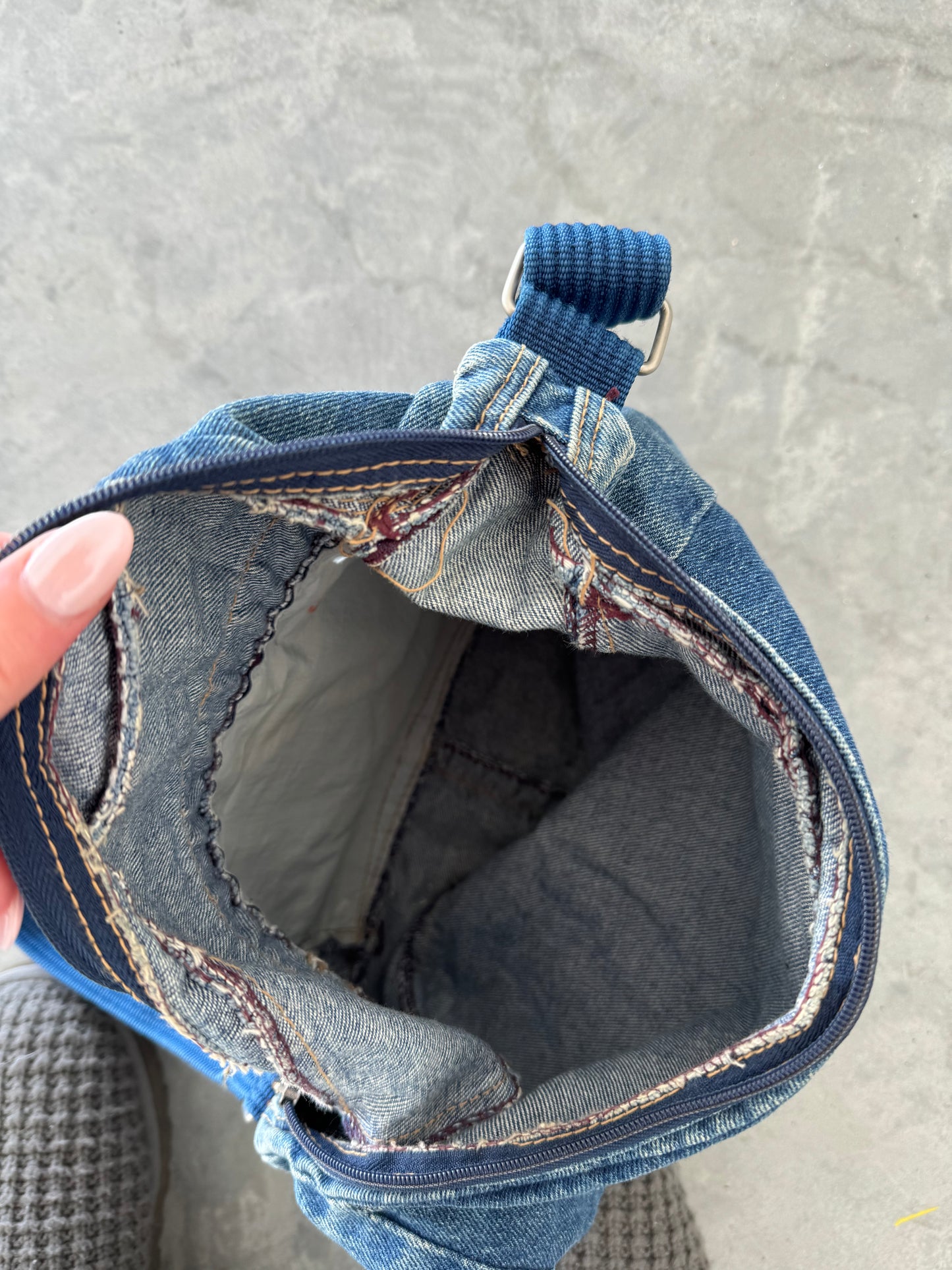 Vintage Denim Sport Jeans Bag