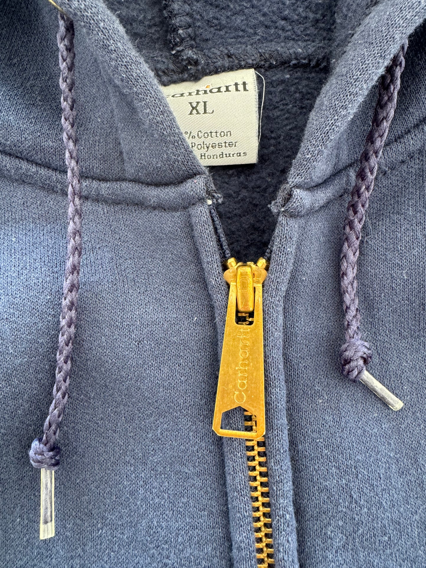 Vintage 90s Carhartt Zip Up Hoodie - XL