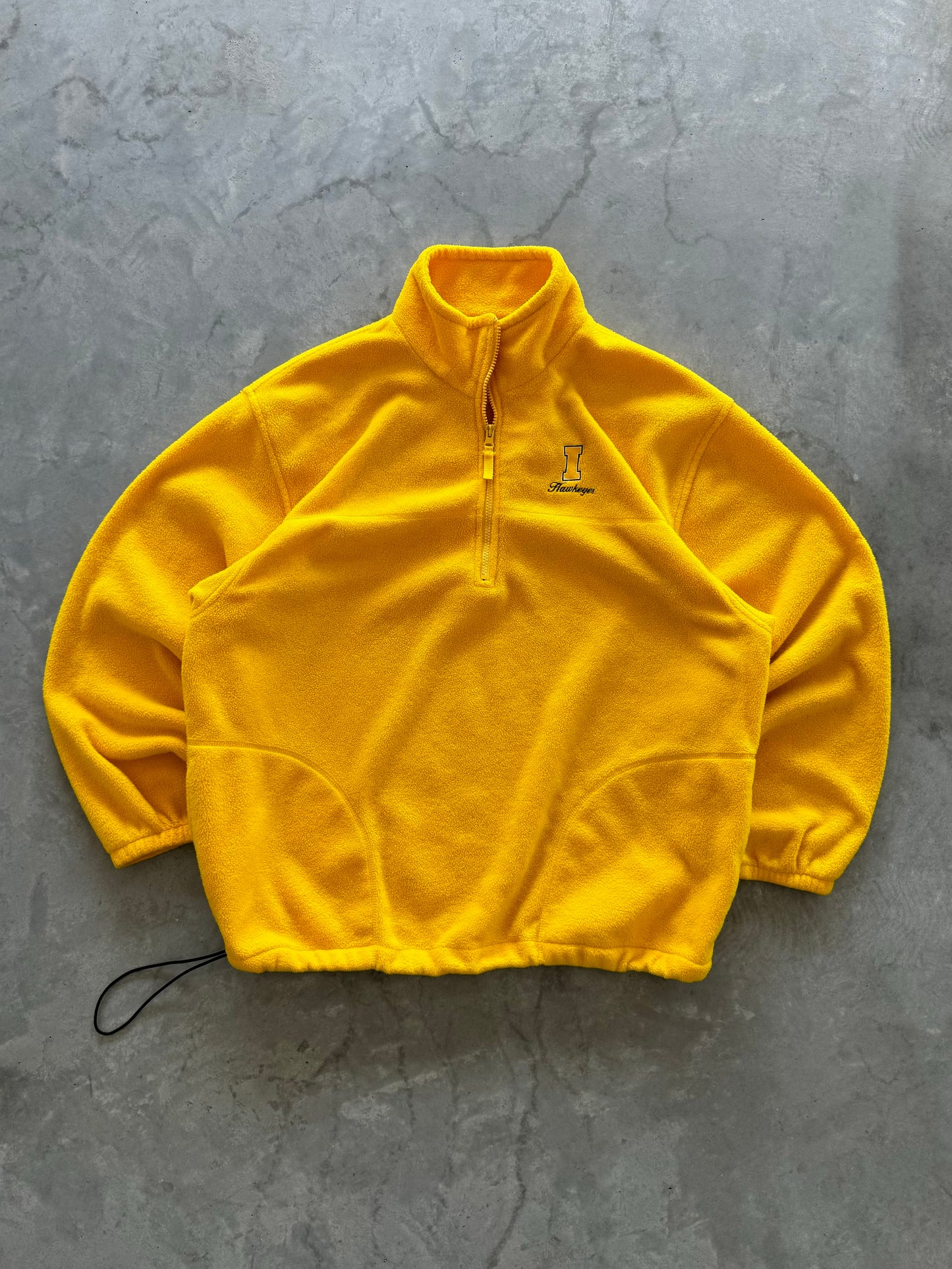 Vintage Iowa Hawkeyes Fleece Pullover - XL