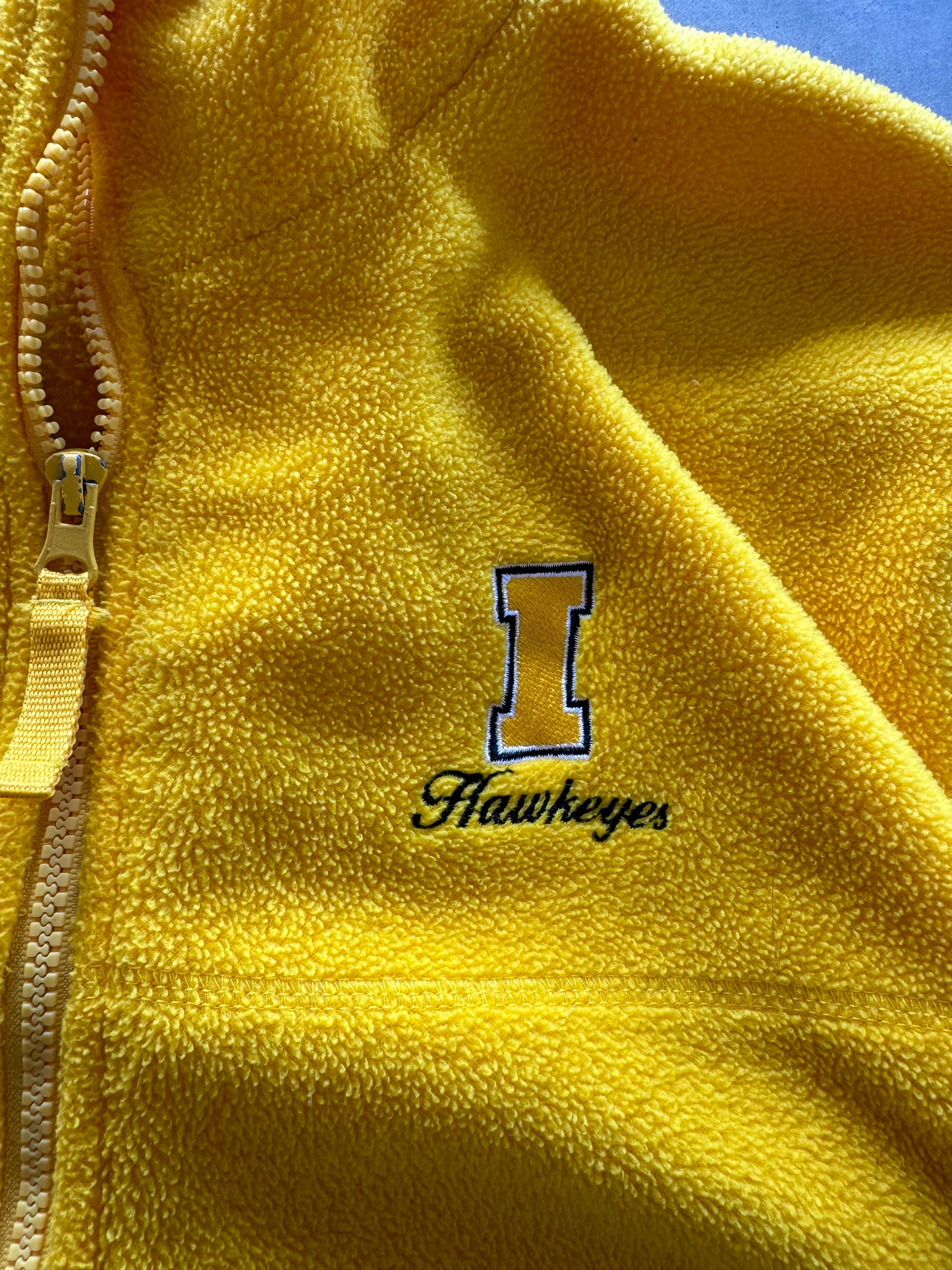 Vintage Iowa Hawkeyes Fleece Pullover - XL