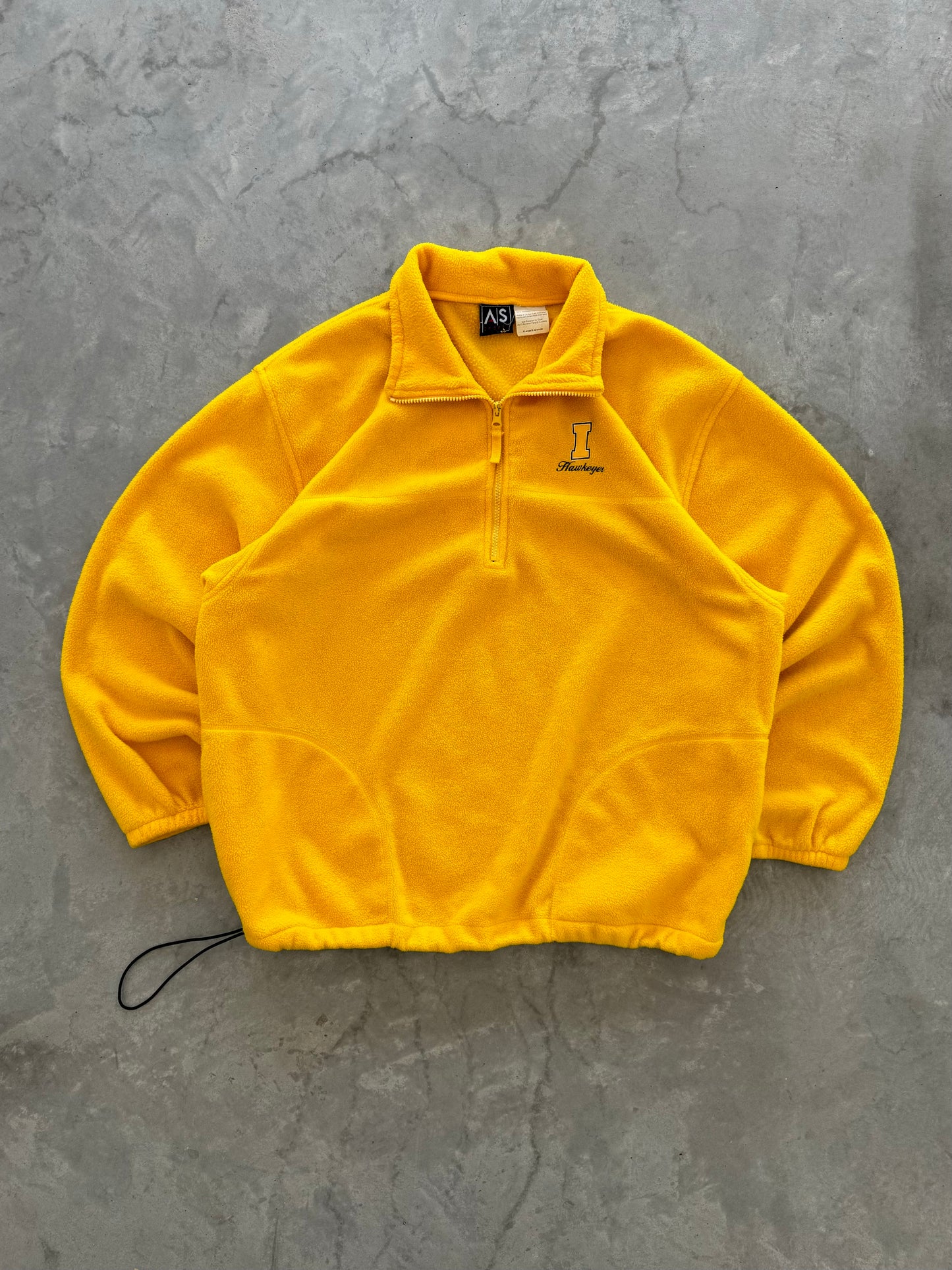 Vintage Iowa Hawkeyes Fleece Pullover - XL