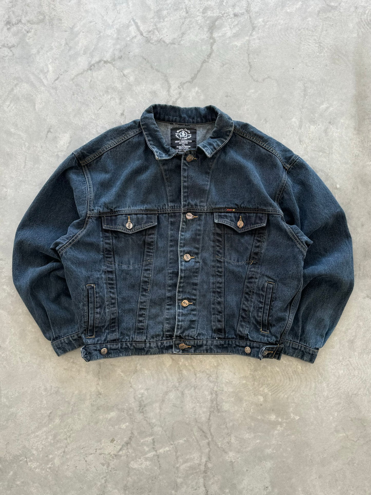 Vintage Monte Carlo Denim Jacket - XXL