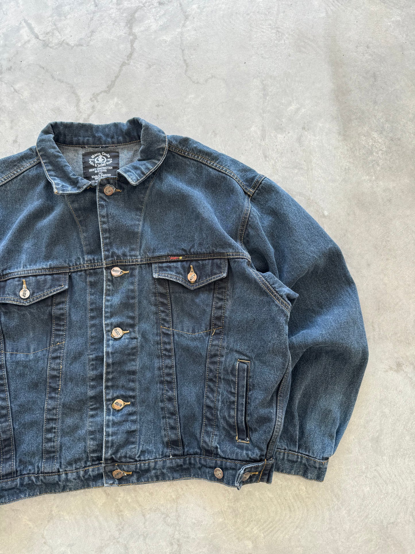 Vintage Monte Carlo Denim Jacket - XXL